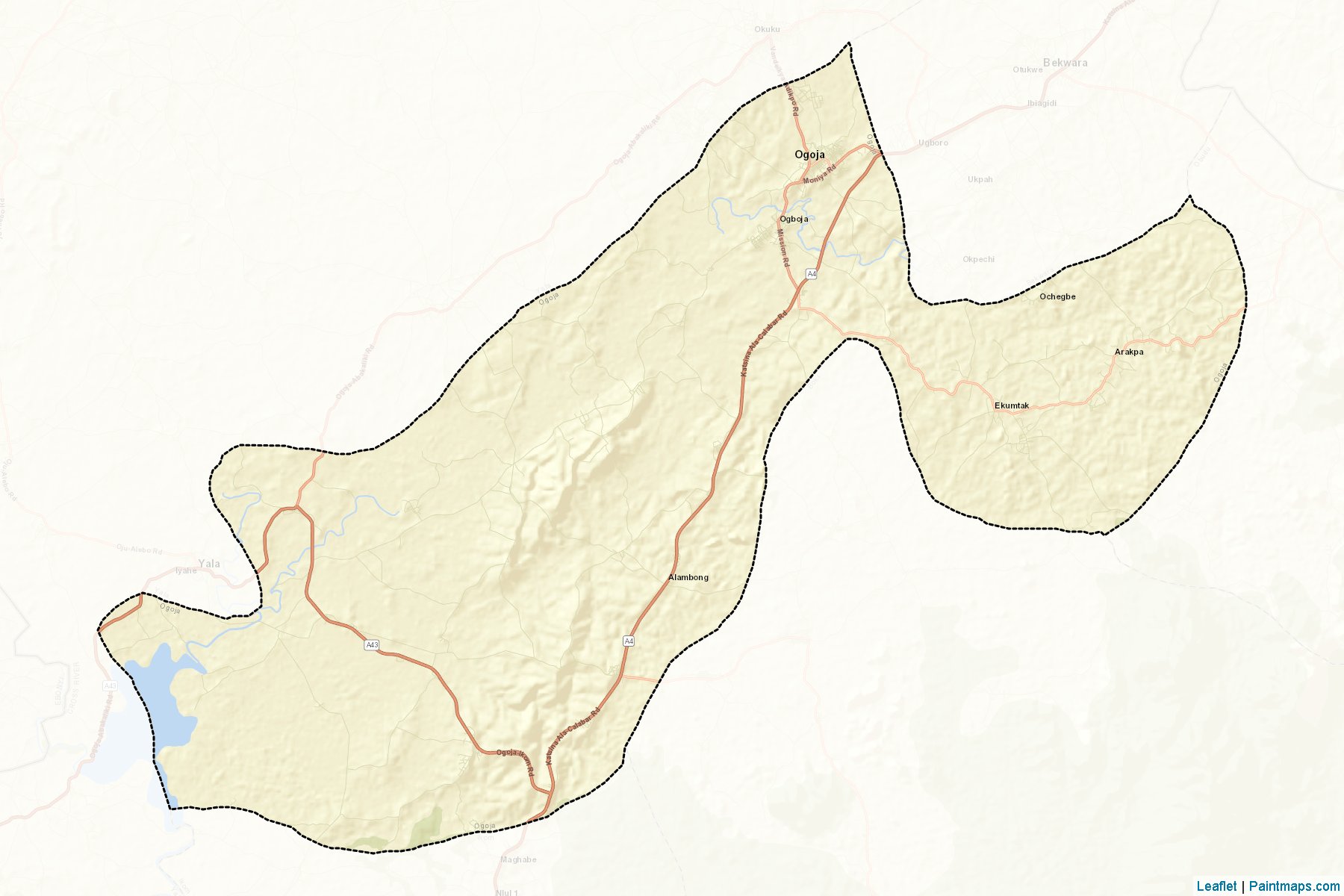 Ogoja (Cross River) Map Cropping Samples-2