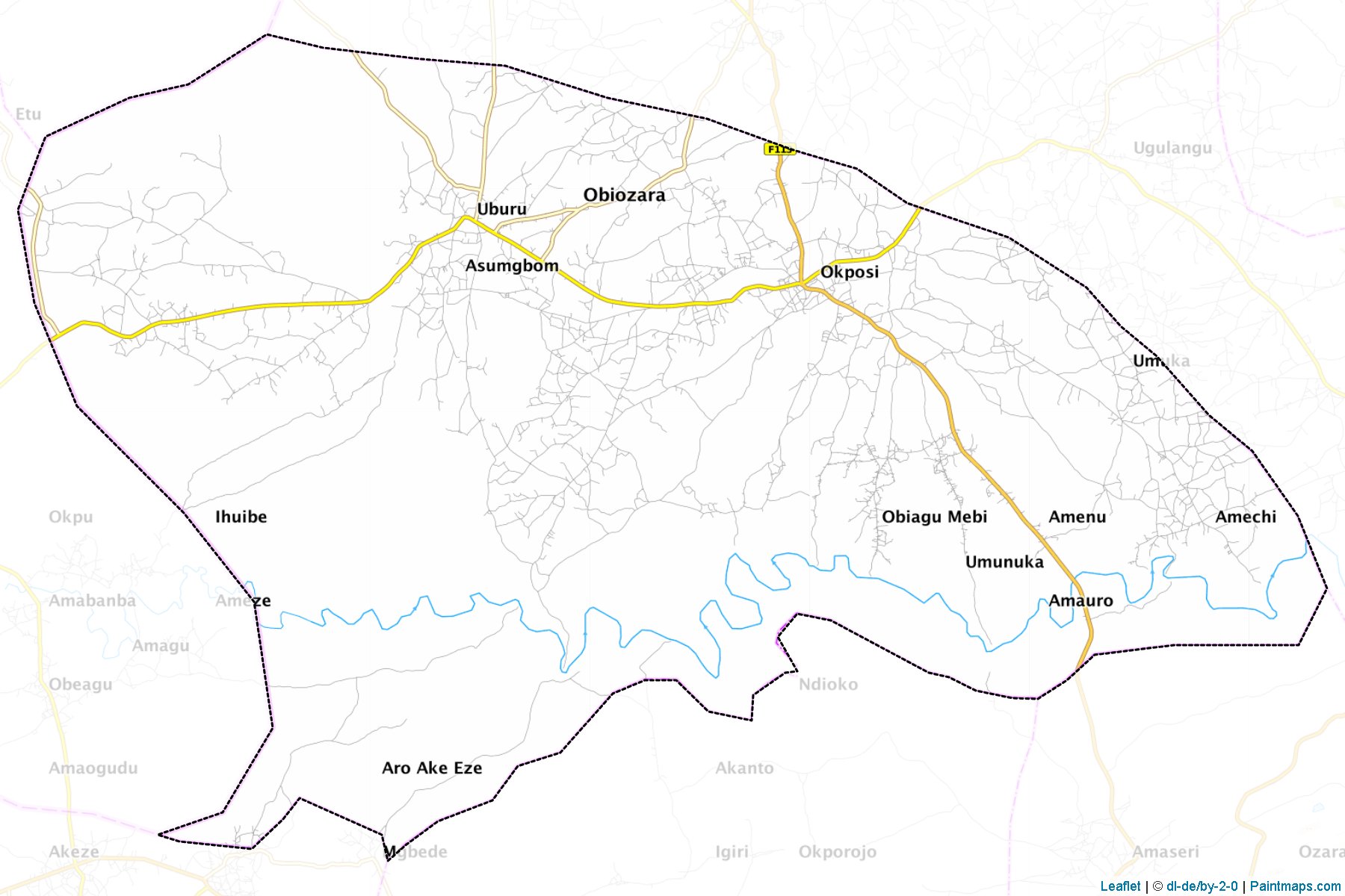 Ohaozara (Ebonyi) Map Cropping Samples-1