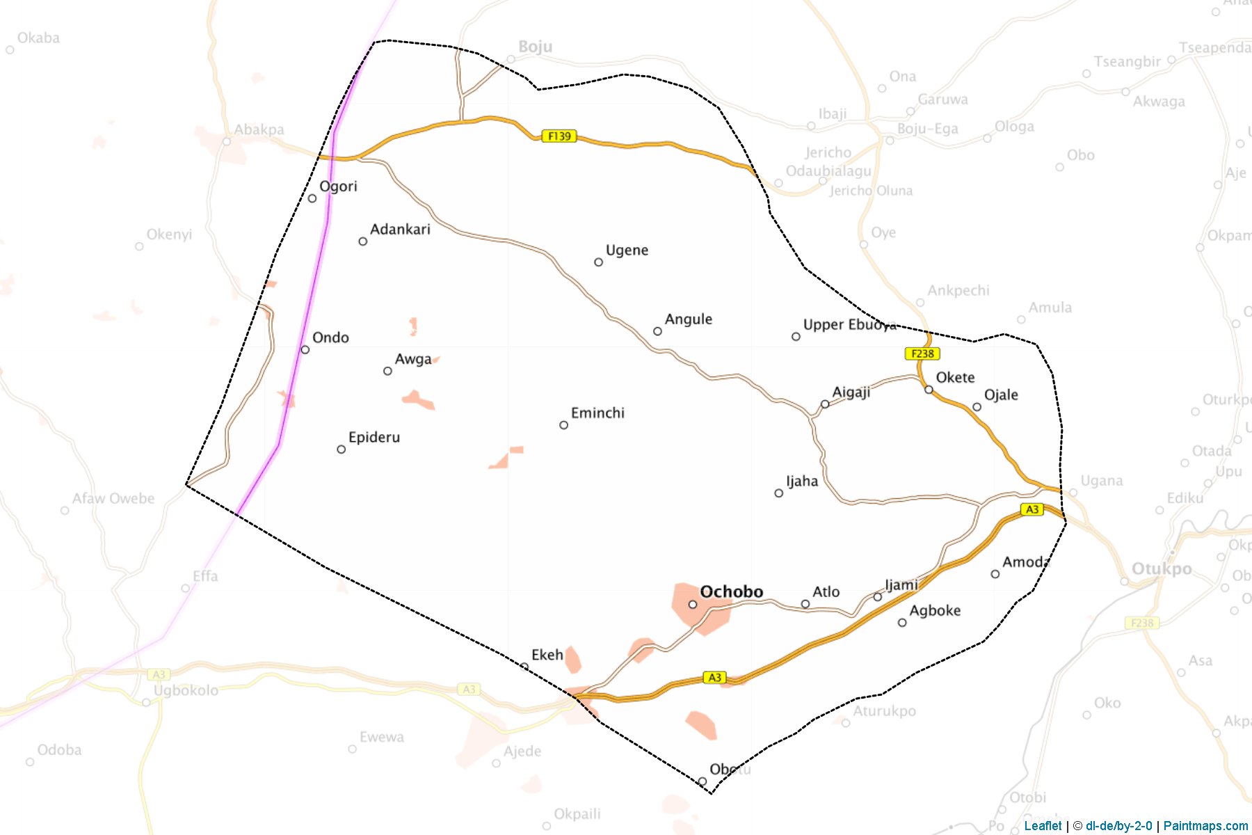 Muestras de recorte de mapas Ohimini (Benue)-1