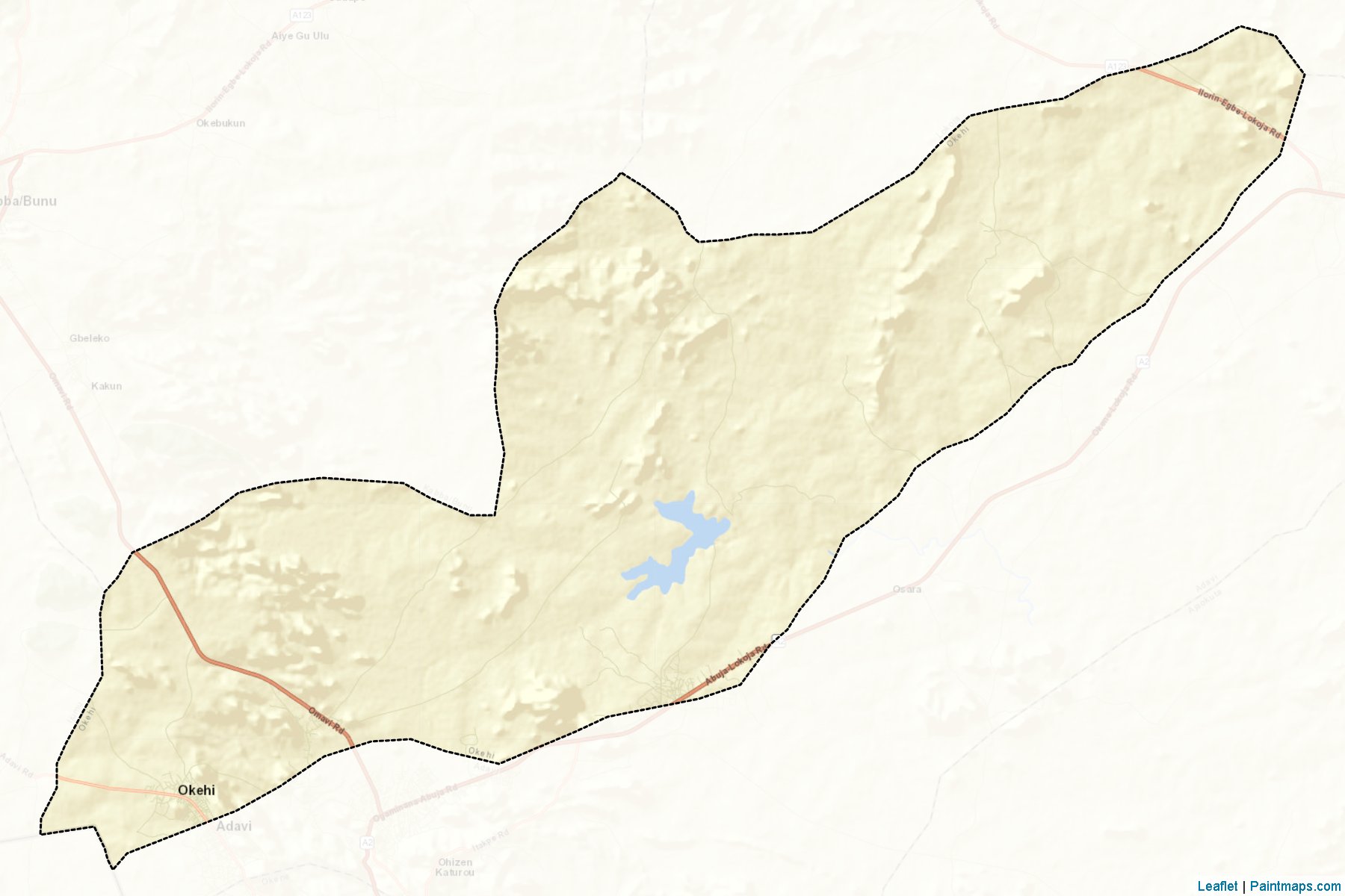 Muestras de recorte de mapas Okehi (Kogi)-2