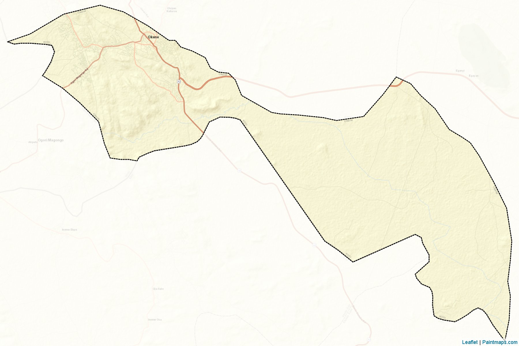 Okene (Kogi) Map Cropping Samples-2