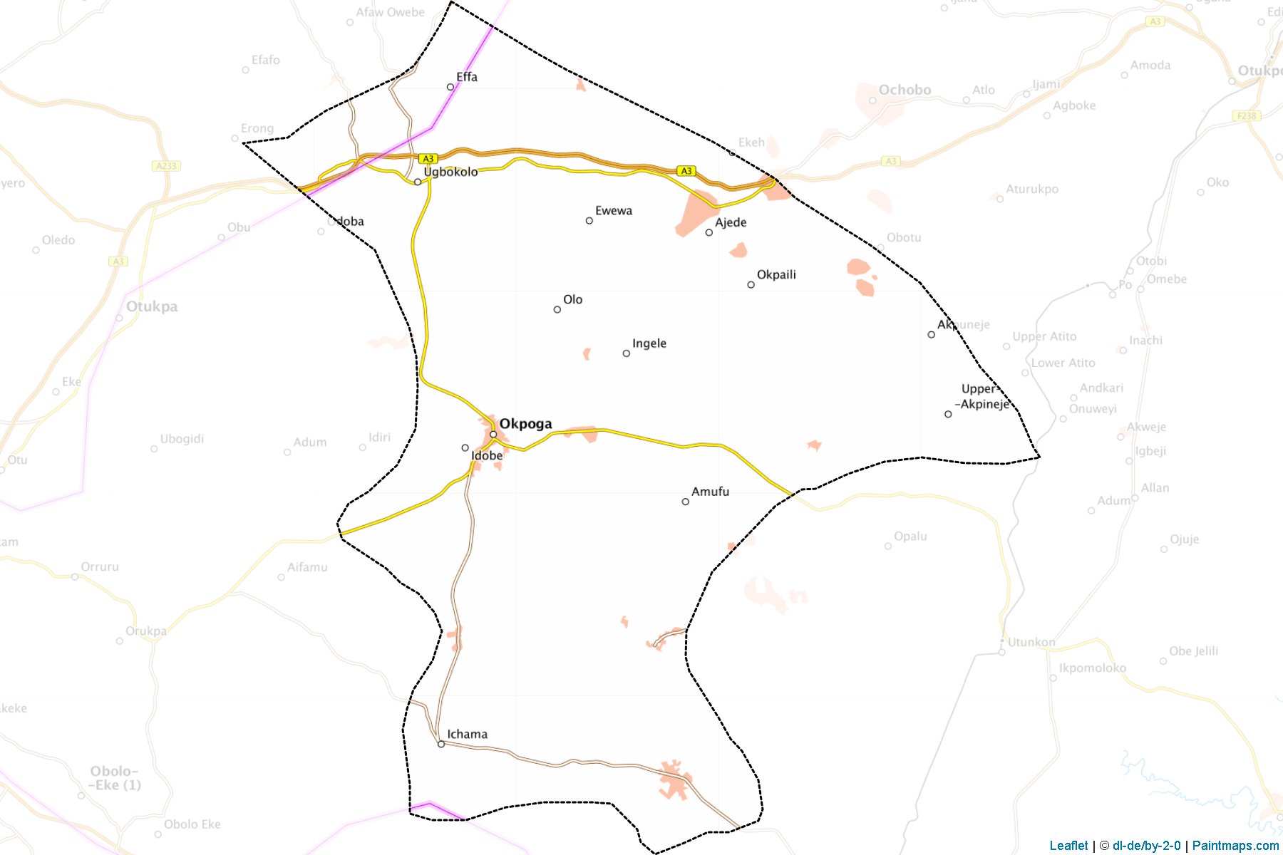 Muestras de recorte de mapas Okpokwu (Benue)-1