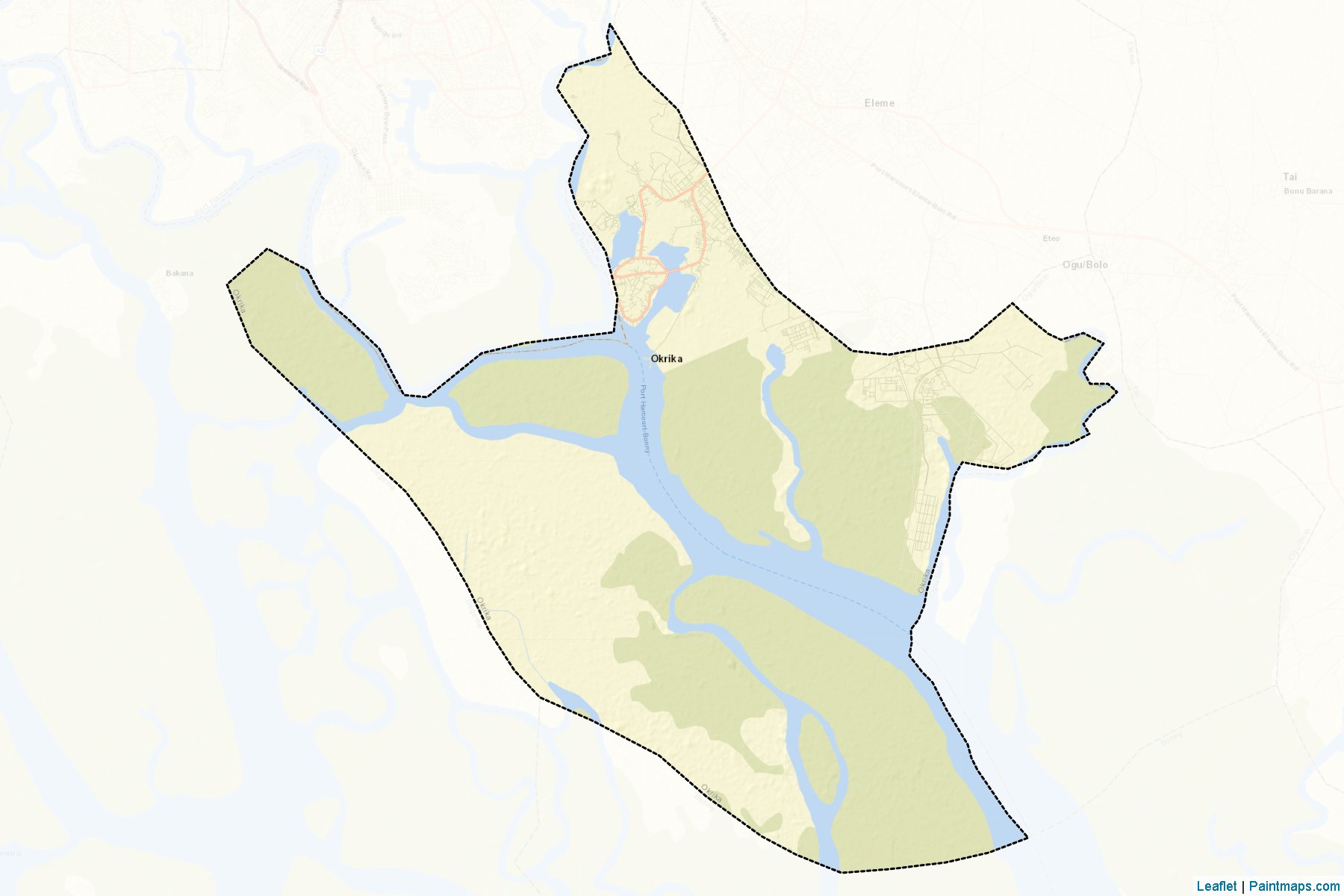 Okrika (Rivers) Map Cropping Samples-2