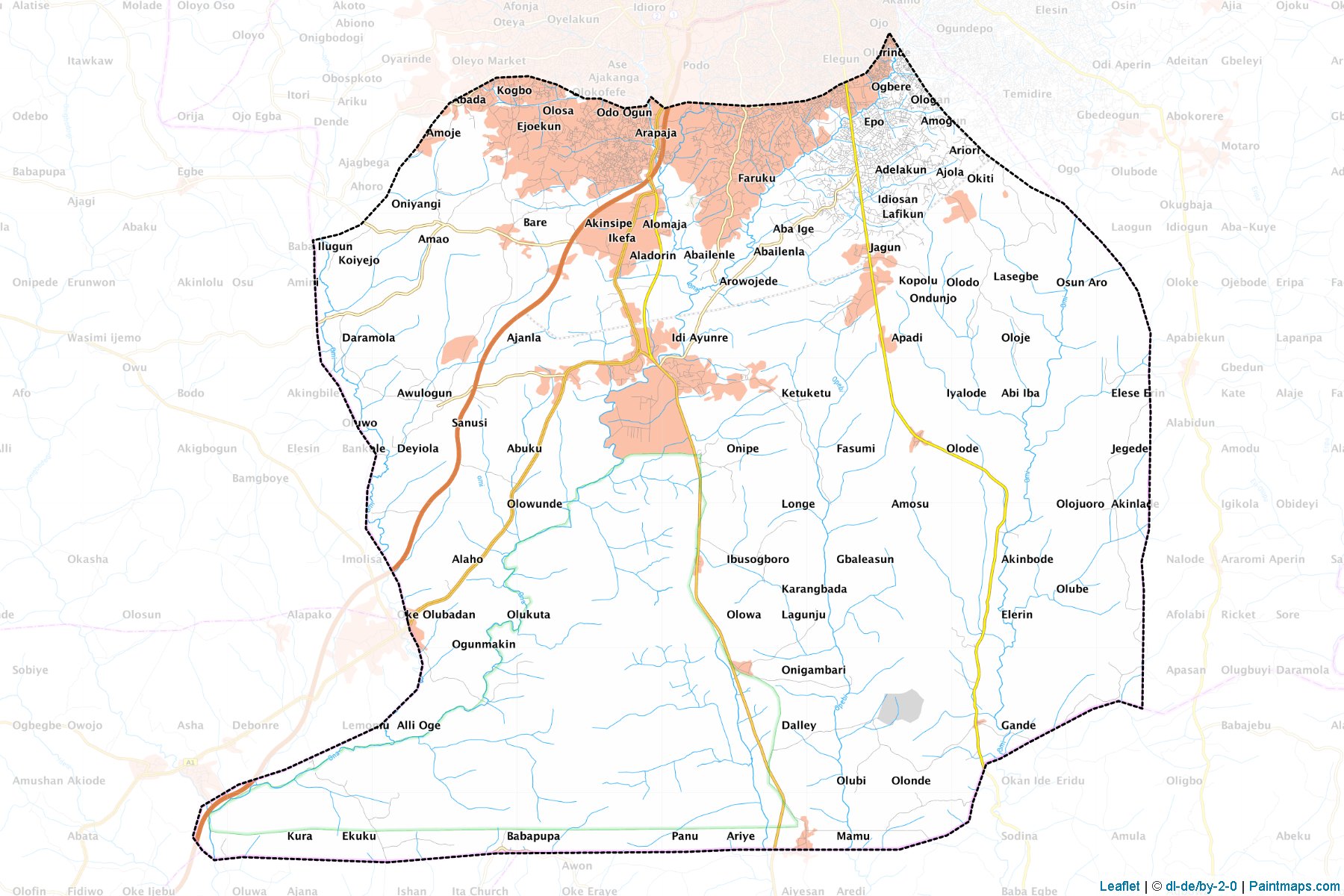 Oluyole (Oyo) Map Cropping Samples-1