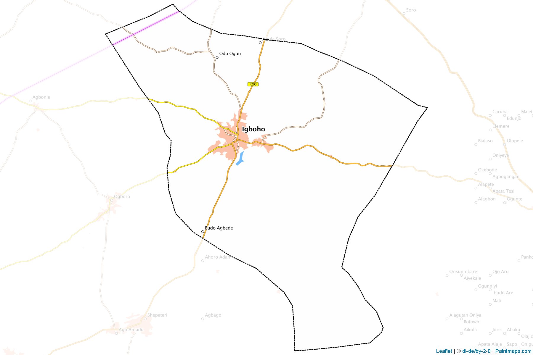 Muestras de recorte de mapas Orelope (Oyo)-1