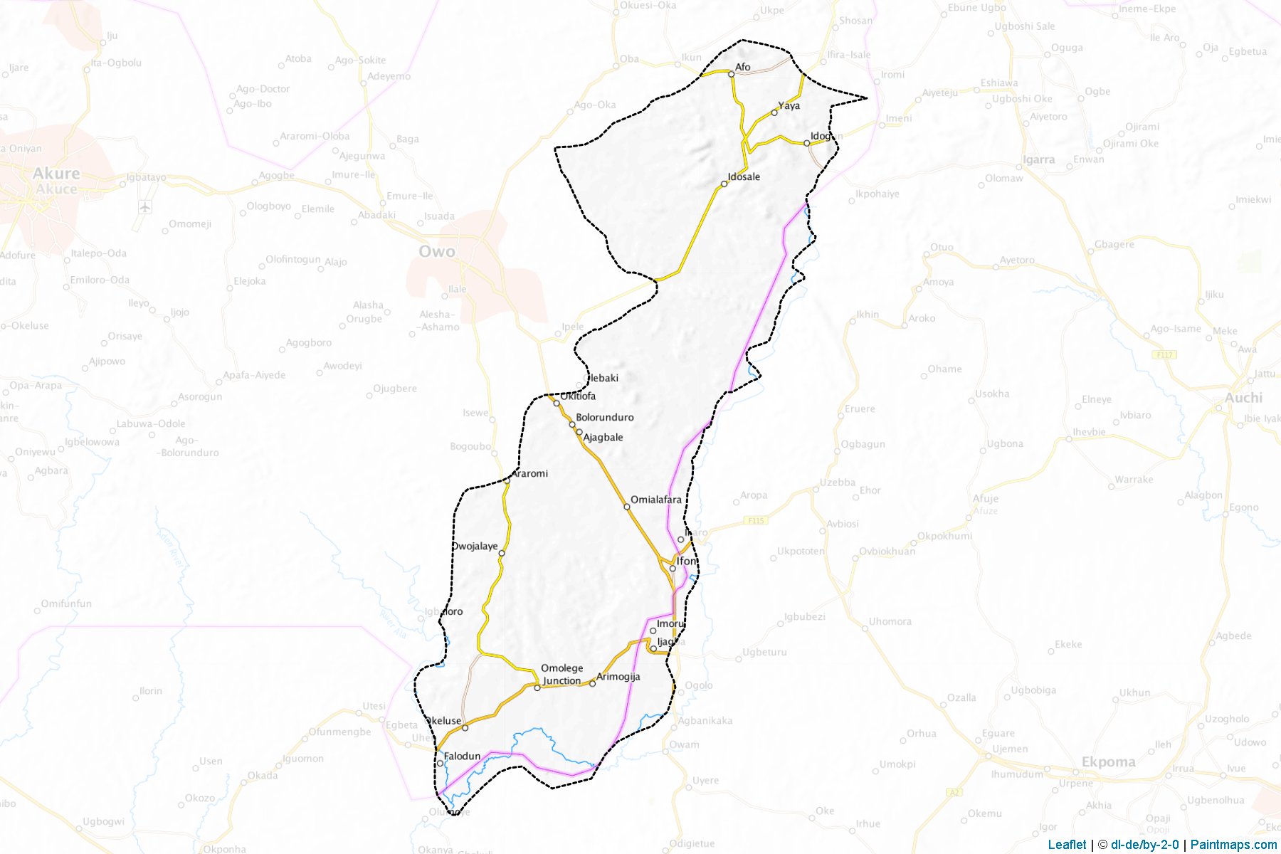 Ose (Ondo) Map Cropping Samples-1