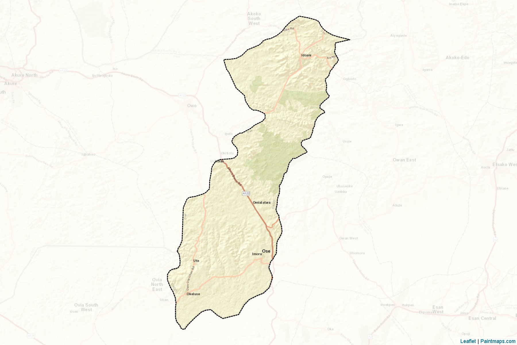 Muestras de recorte de mapas Ose (Ondo)-2