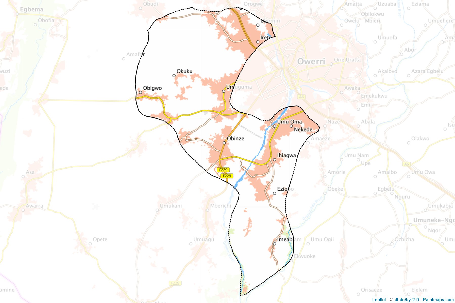 Owerri West (Imo) Map Cropping Samples-1