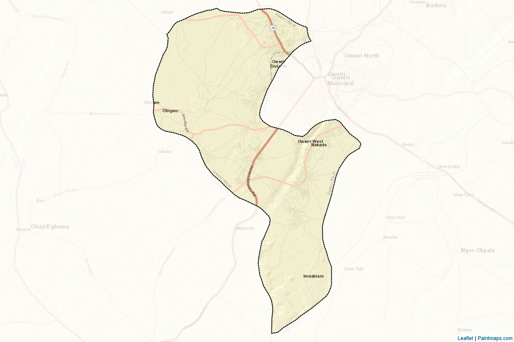 Owerri West (Imo) Map Cropping Samples-2