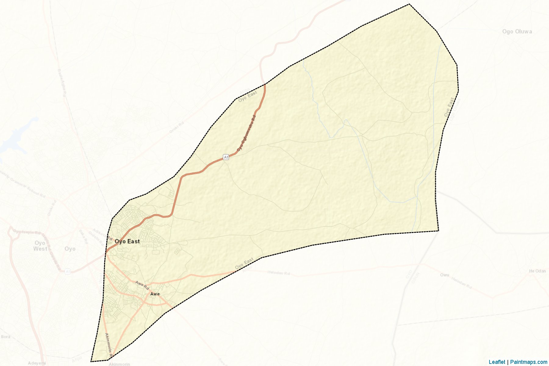 Oyo East (Oyo) Map Cropping Samples-2