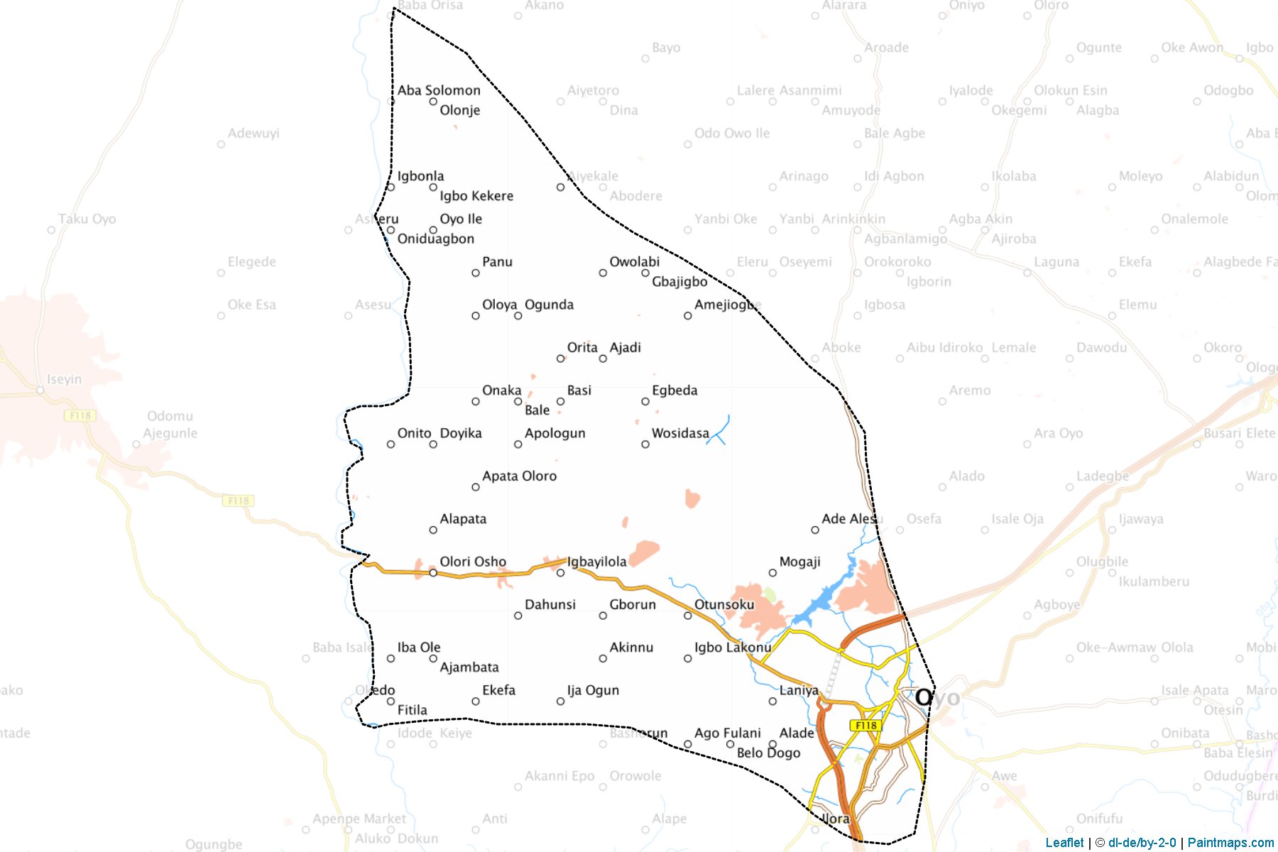 Oyo West (Oyo) Map Cropping Samples-1