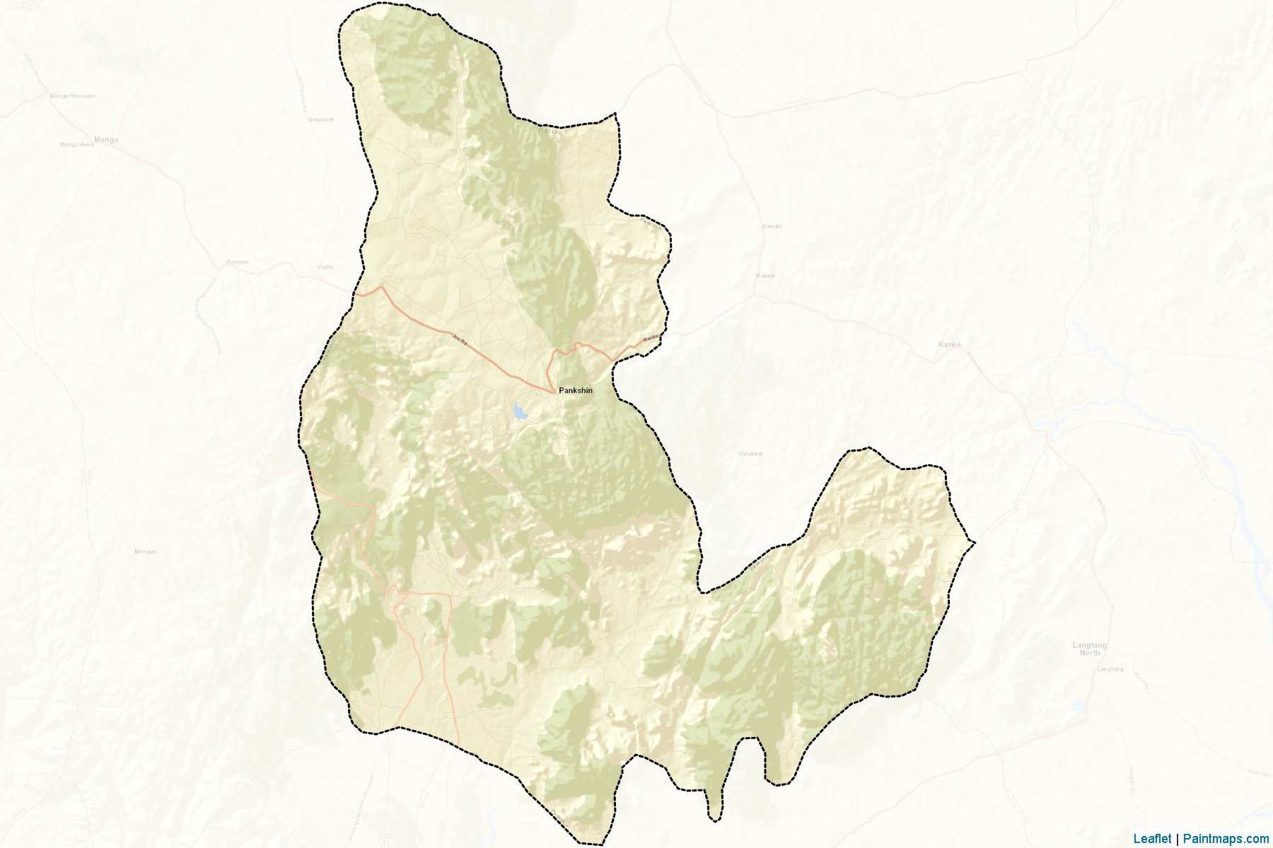 Pankshin (Plateau) Map Cropping Samples-2