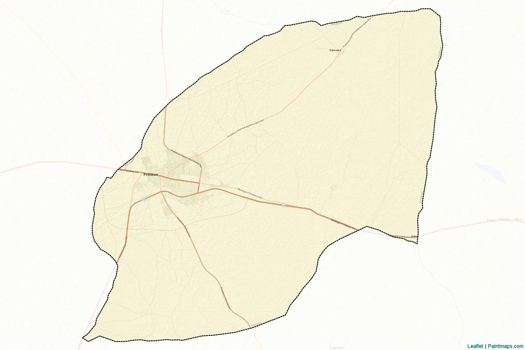 Potiskum (Yobe) Map Cropping Samples-2