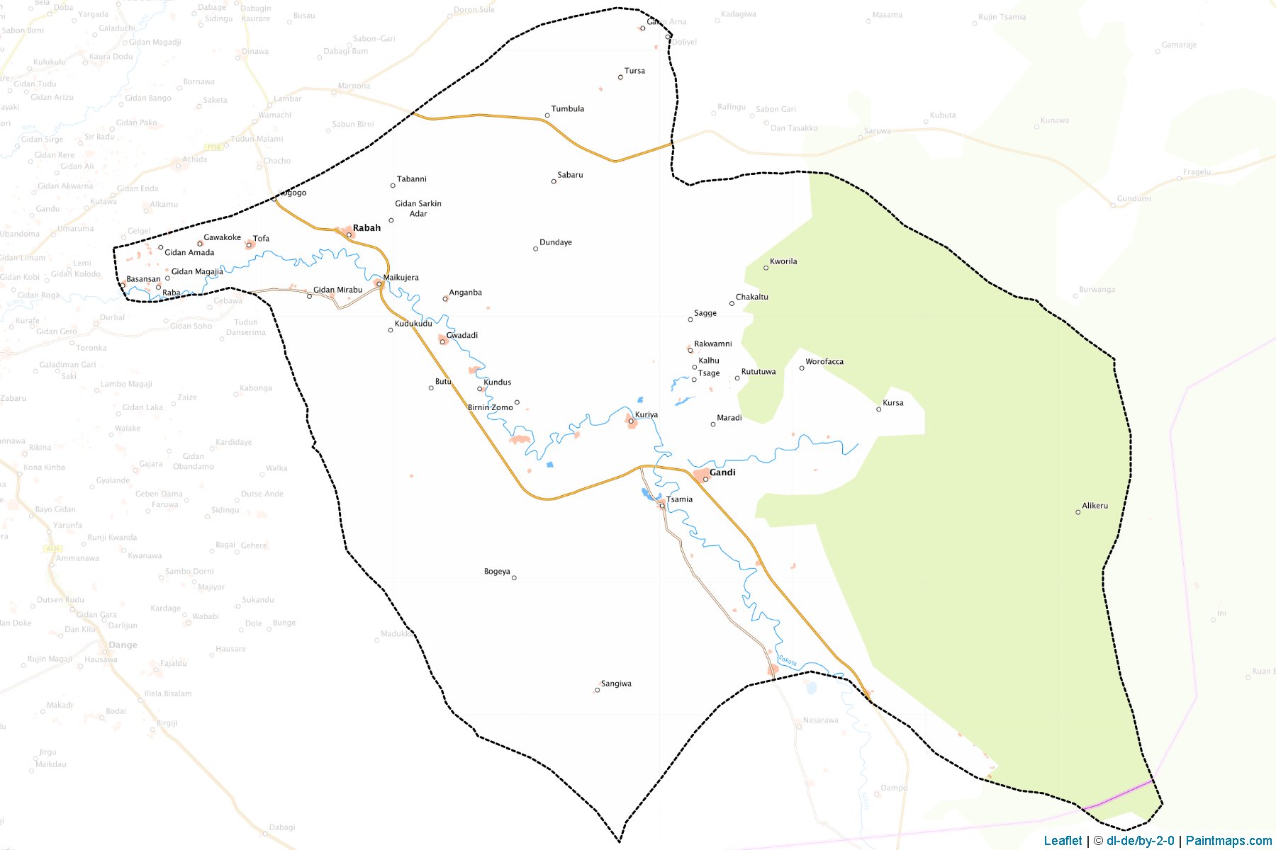 Rabah (Sokoto) Map Cropping Samples-1