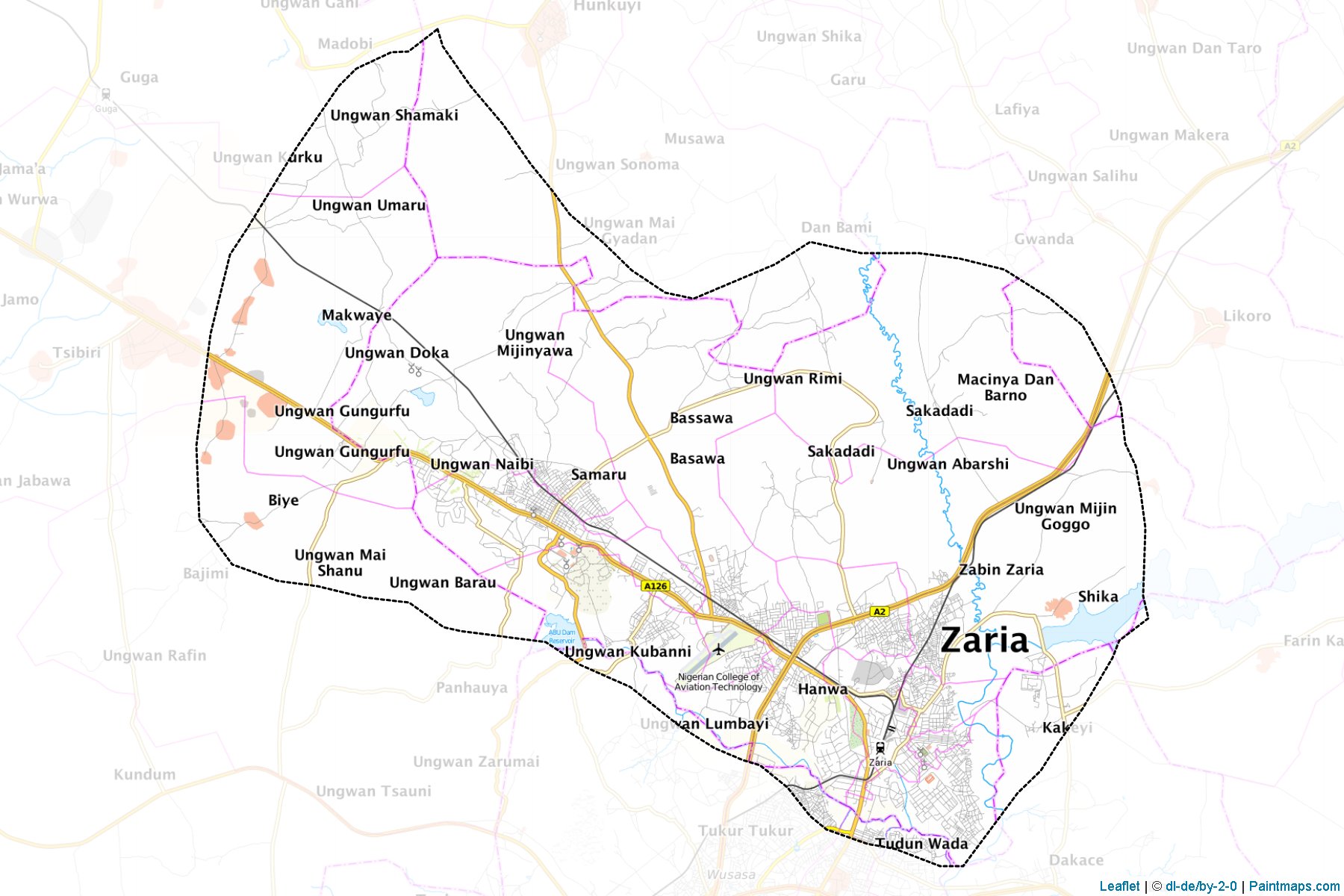 Sabon-Gari (Kaduna) Map Cropping Samples-1