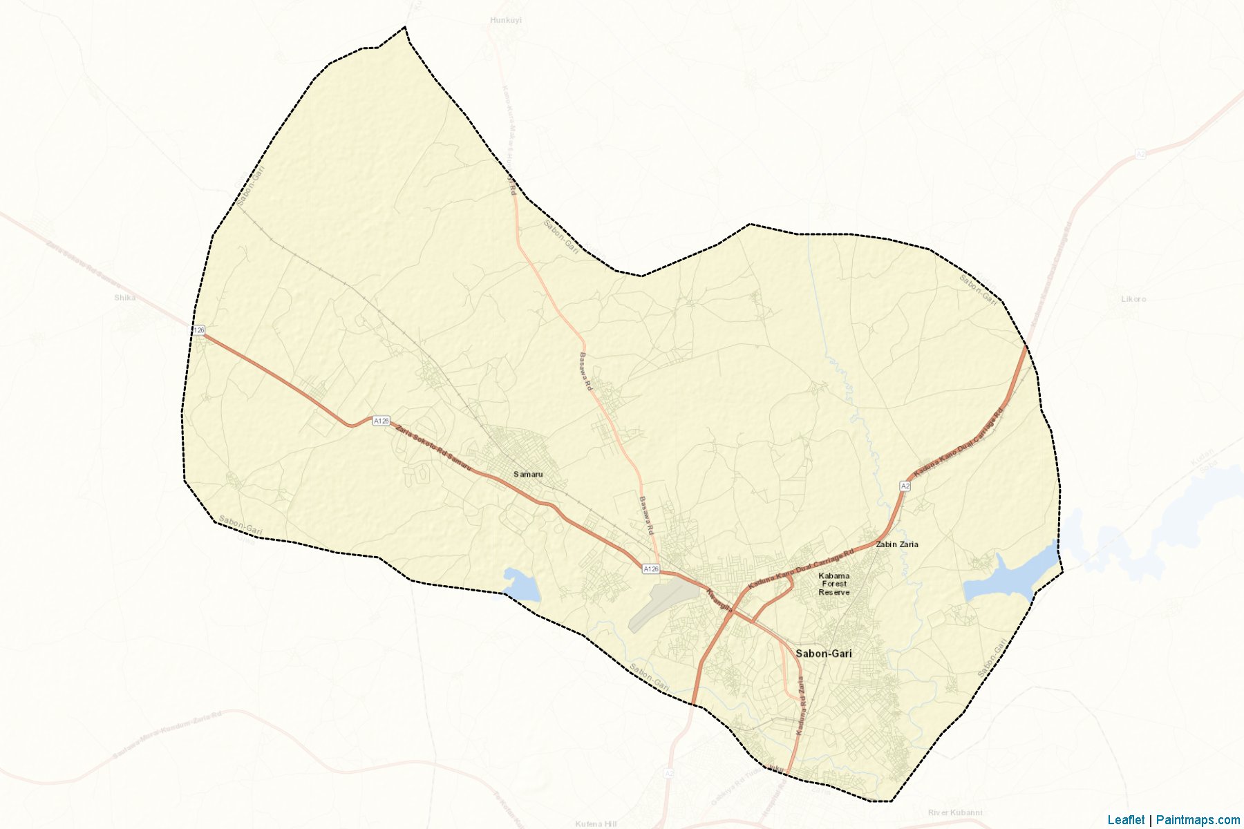 Sabon-Gari (Kaduna) Map Cropping Samples-2