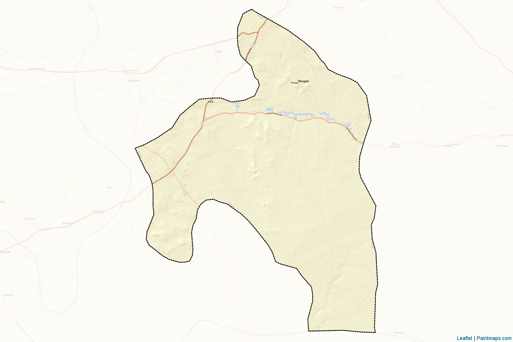 Muestras de recorte de mapas Shagari (Sokoto)-2