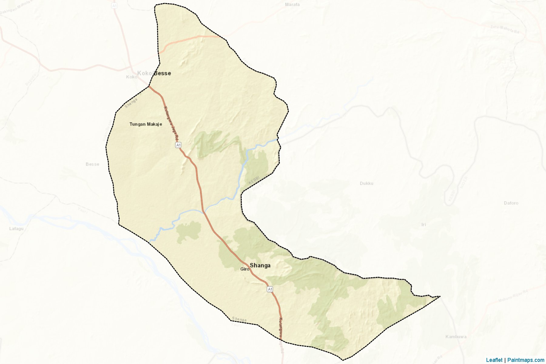 Shanga (Kebbi) Map Cropping Samples-2