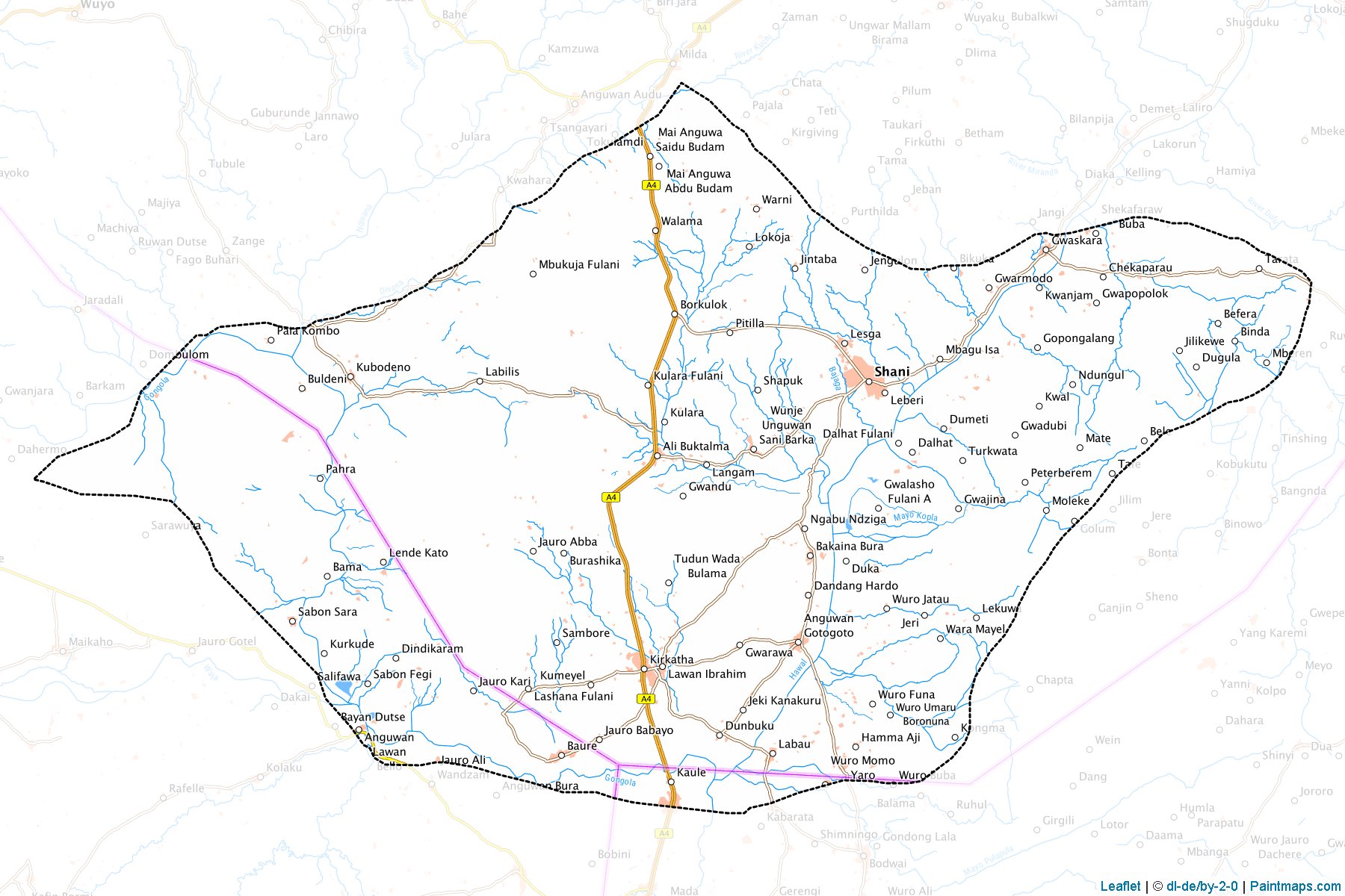 Muestras de recorte de mapas Shani (Borno)-1