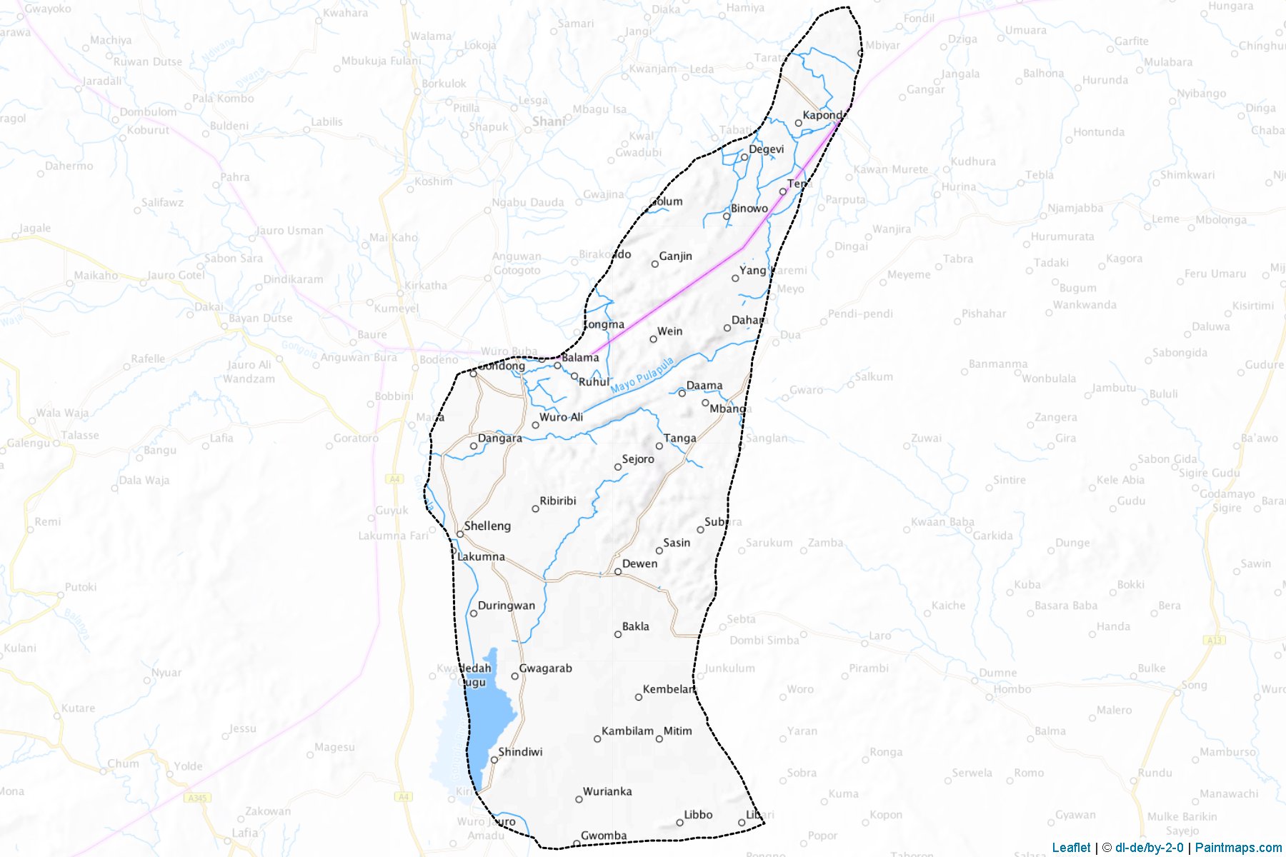 Shelleng (Adamawa) Map Cropping Samples-1