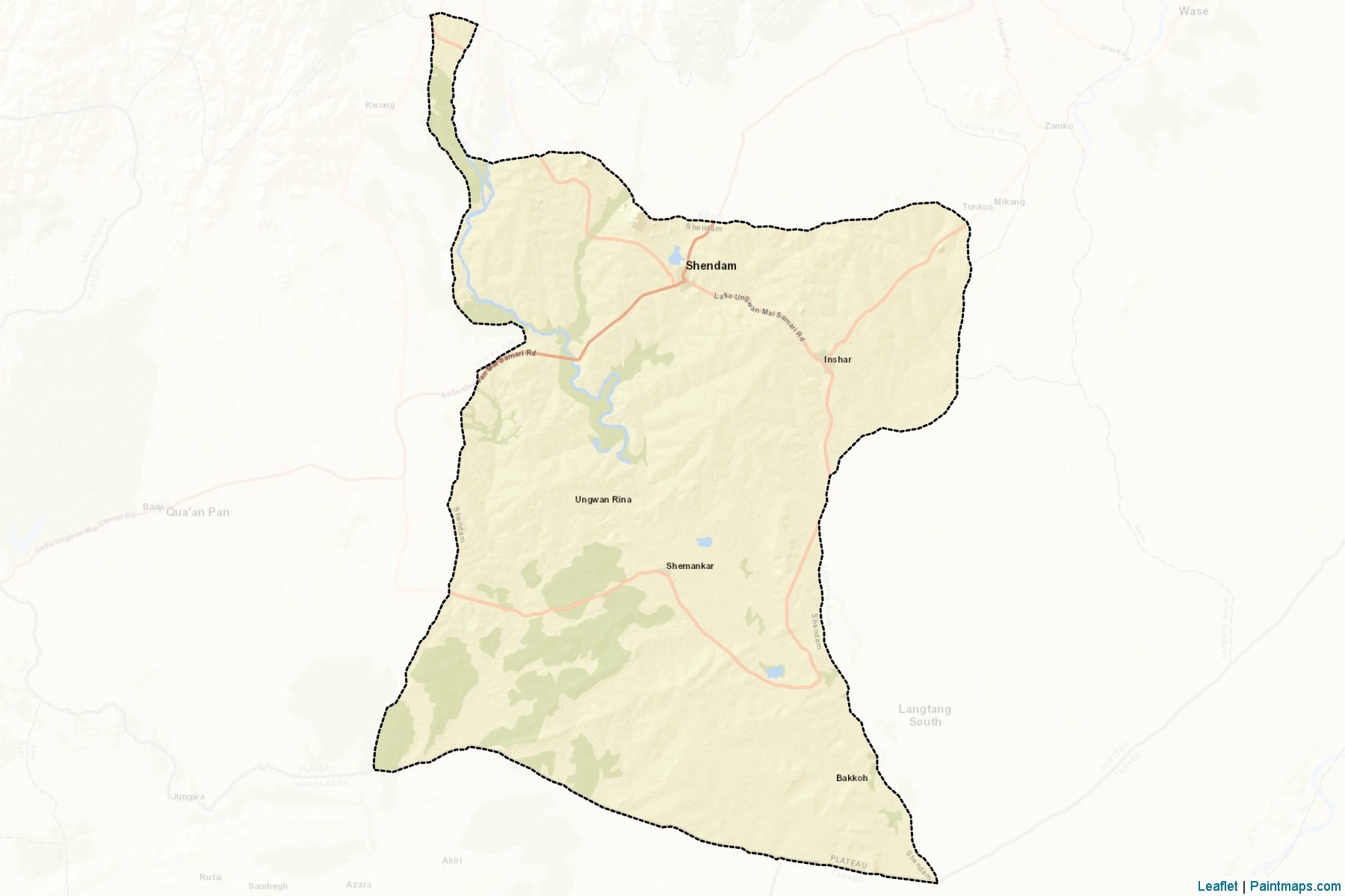 Shendam (Plateau) Map Cropping Samples-2