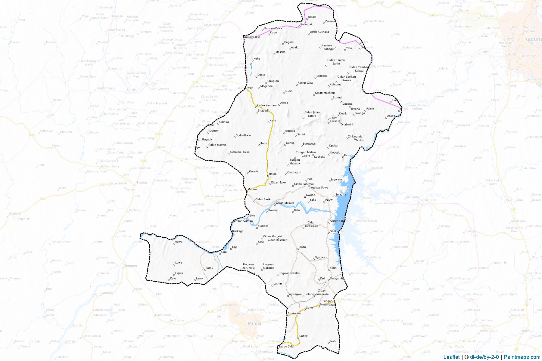 Shiroro (Niger) Map Cropping Samples-1