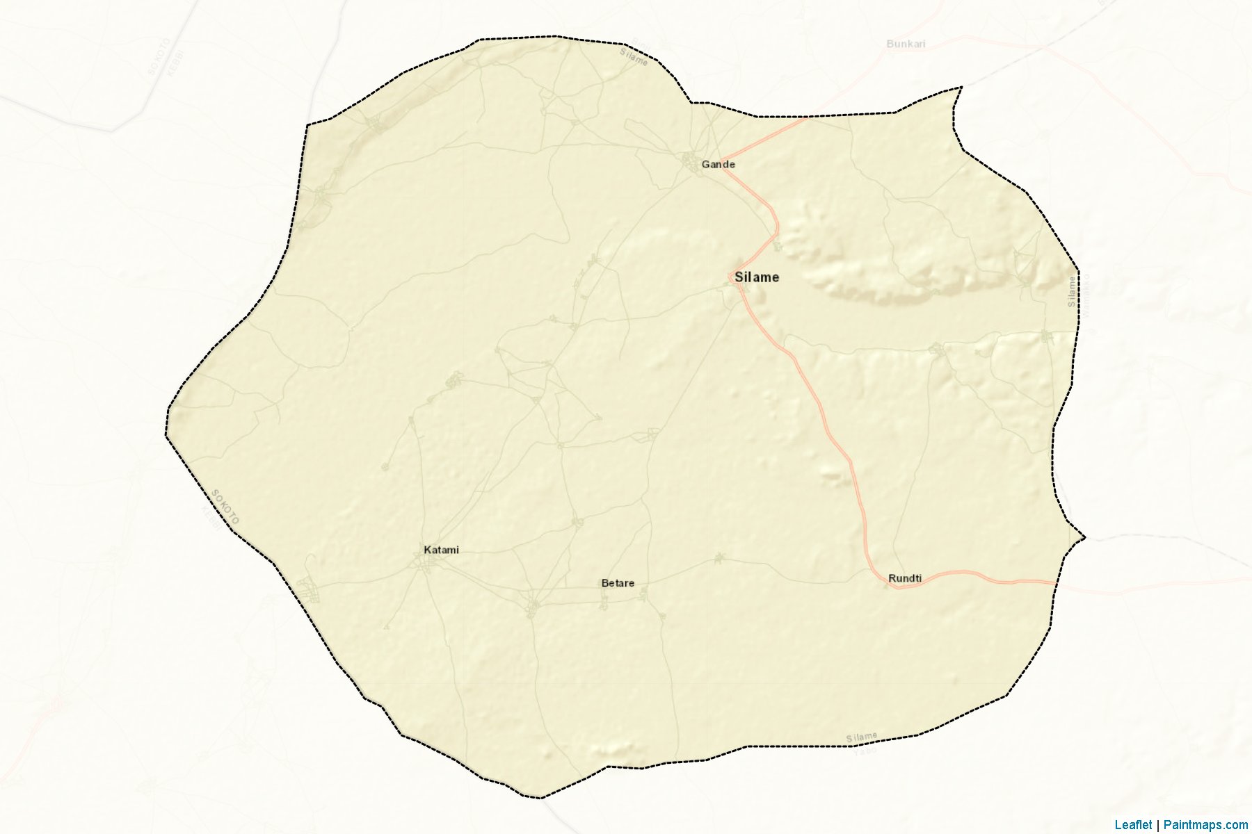 Muestras de recorte de mapas Silame (Sokoto)-2