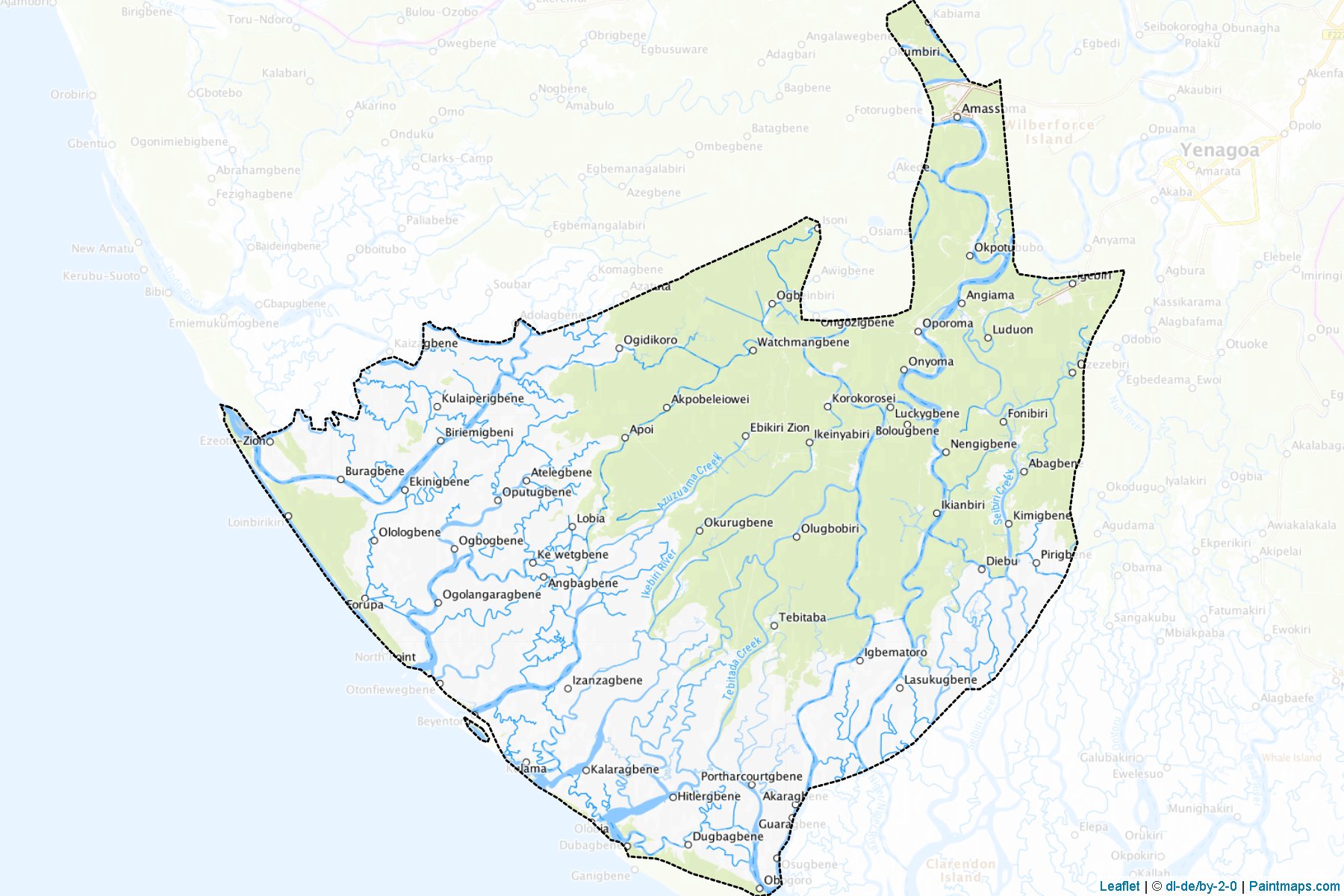 Southern Ijaw (Bayelsa) Map Cropping Samples-1