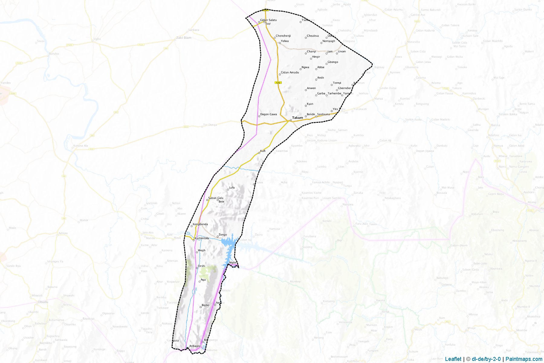 Takum (Taraba) Map Cropping Samples-1