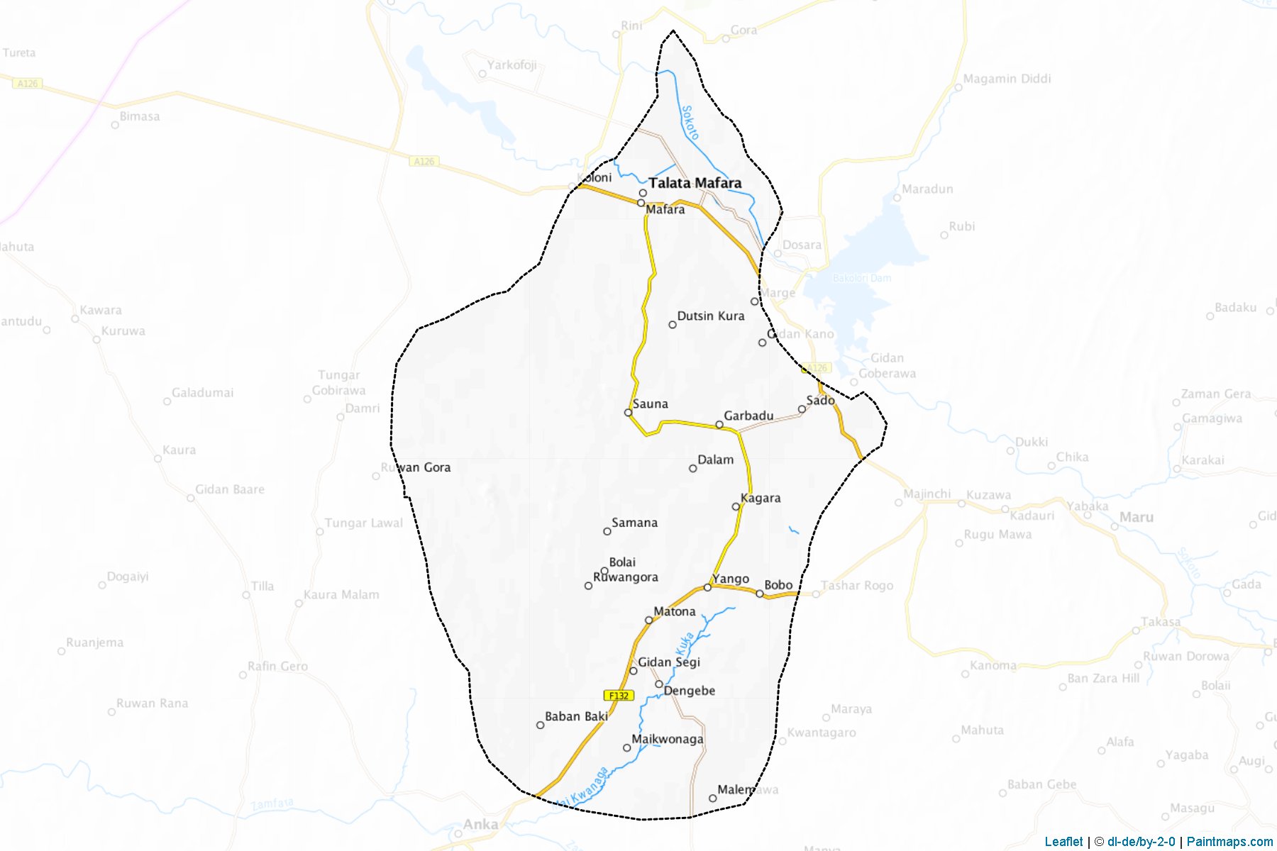 Muestras de recorte de mapas Talata Mafara (Zamfara)-1