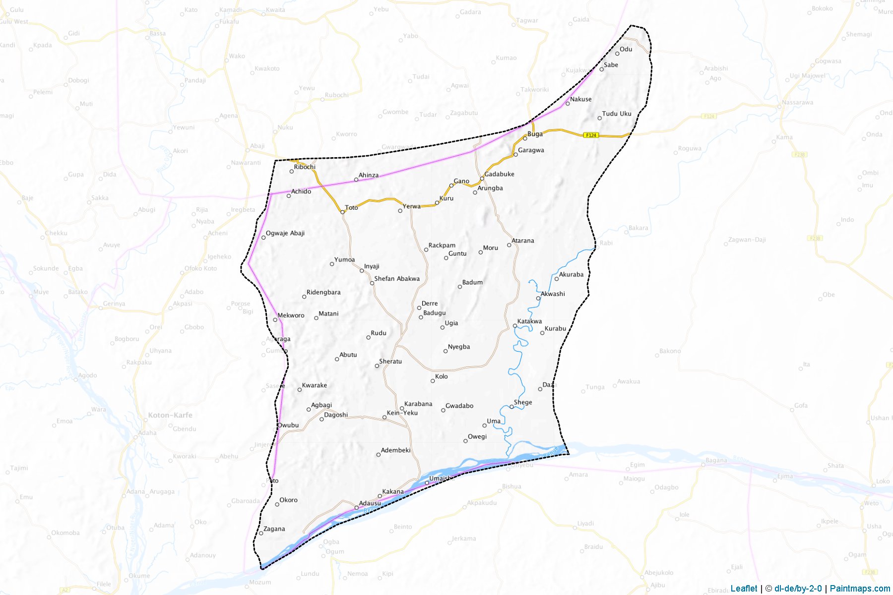 Muestras de recorte de mapas Toto (Nassarawa)-1