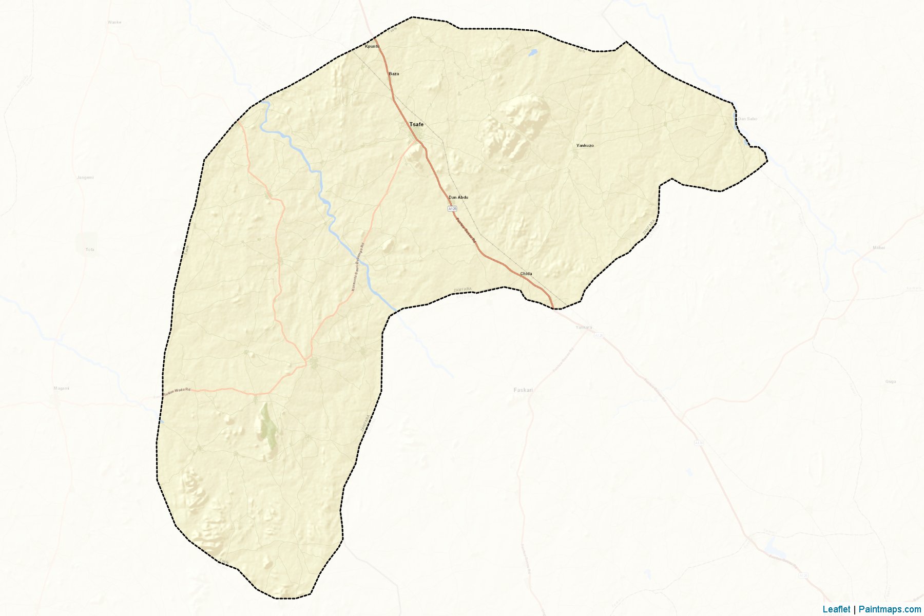 Muestras de recorte de mapas Tsafe (Zamfara)-2