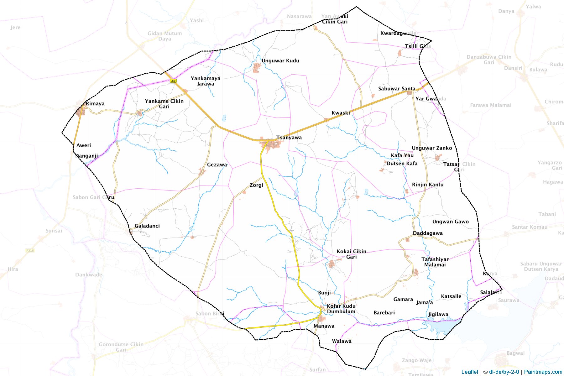 Tsanyawa (Kano) Map Cropping Samples-1