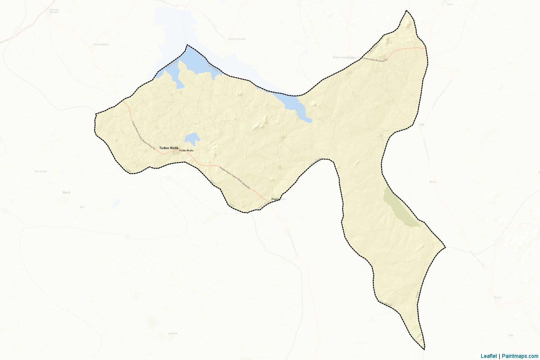 Muestras de recorte de mapas Tudun Wada (Kano)-2