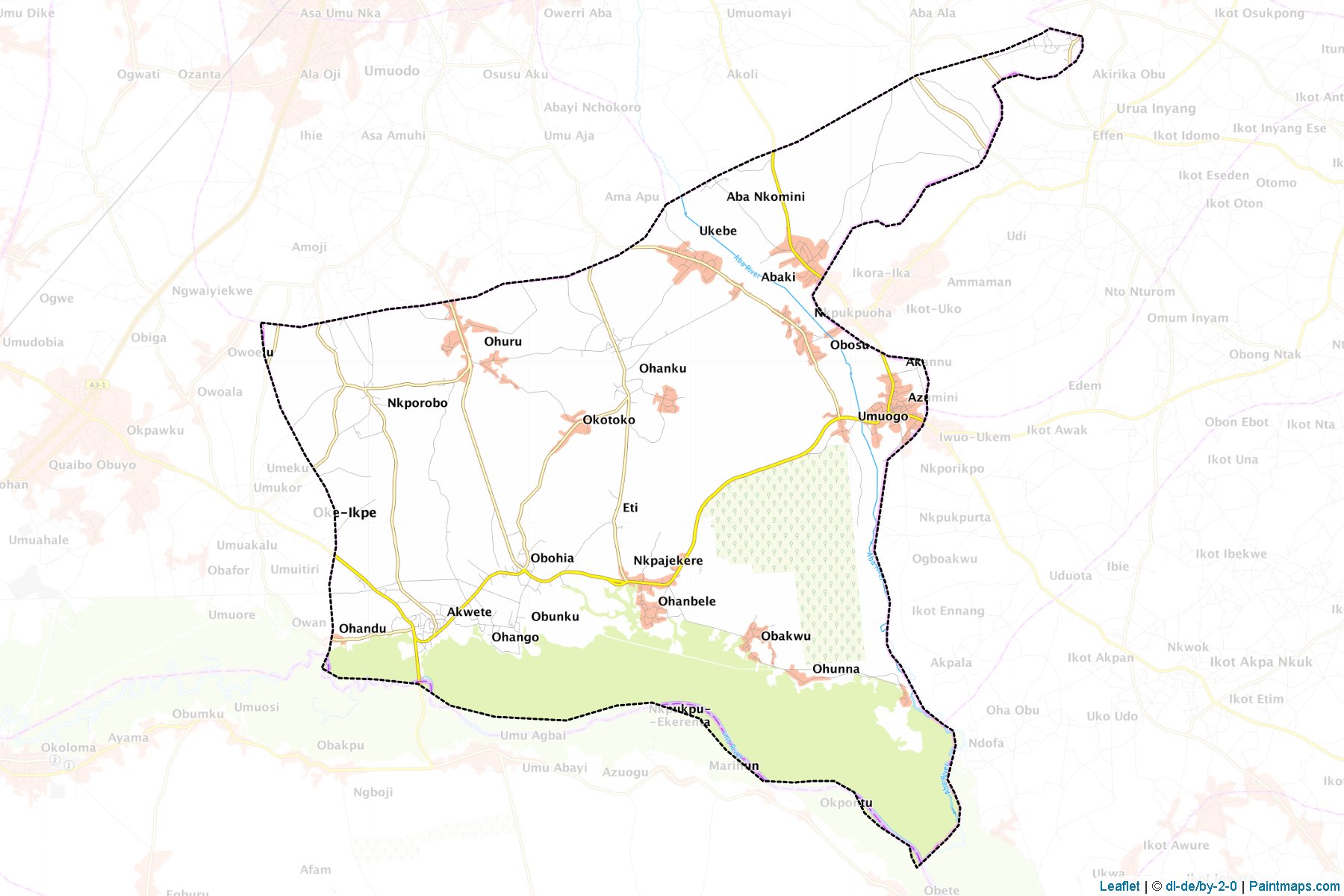 Ukwa East (Abia) Map Cropping Samples-1