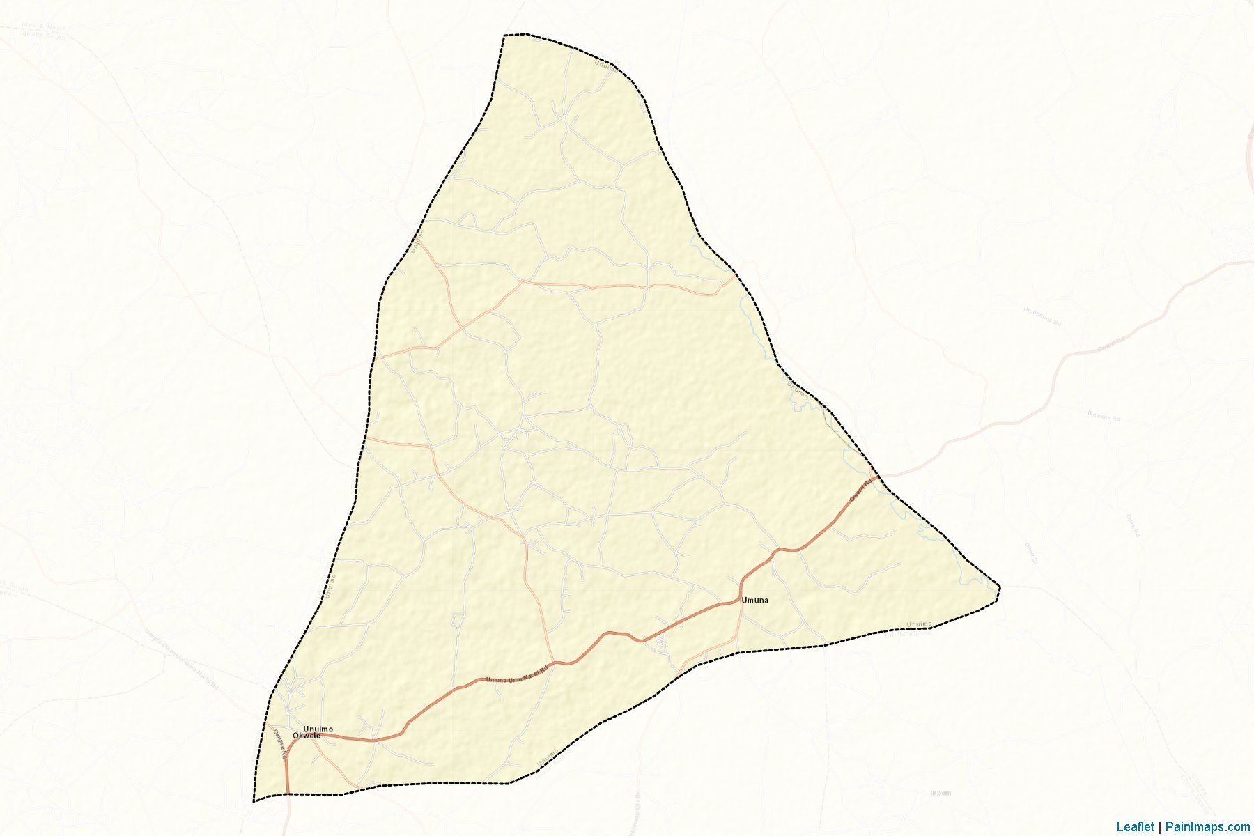 Muestras de recorte de mapas Unuimo (Imo)-2