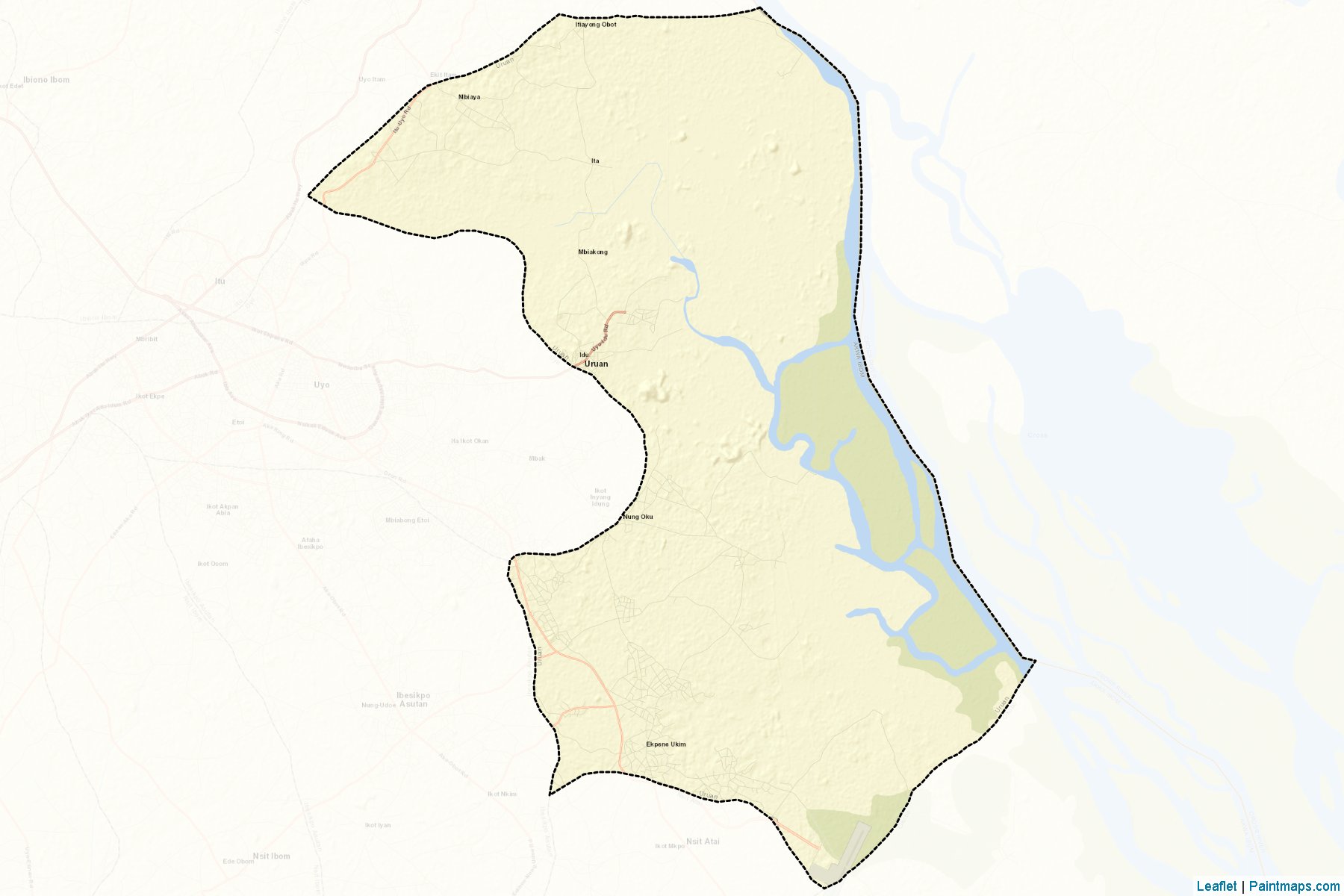 Uruan (Akwa Ibom) Map Cropping Samples-2