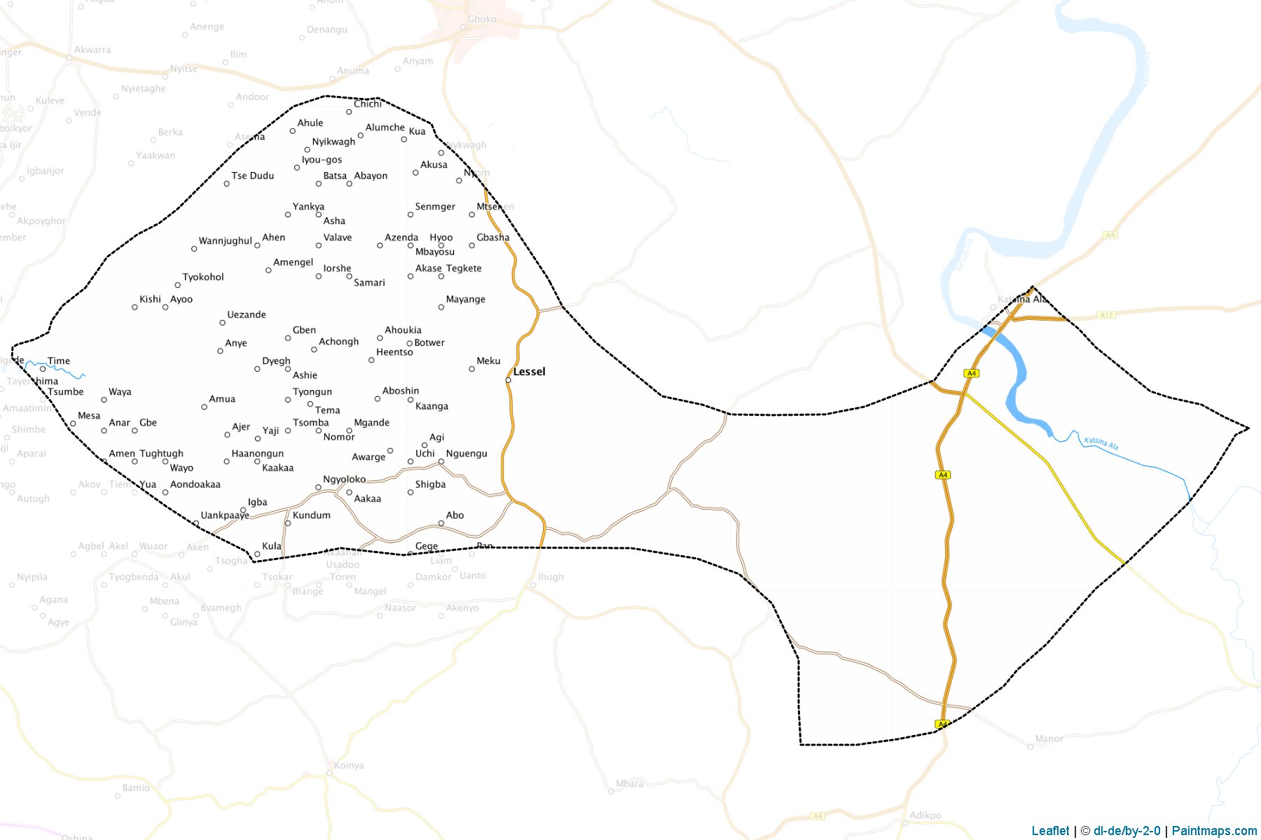 Ushongo (Benue) Map Cropping Samples-1