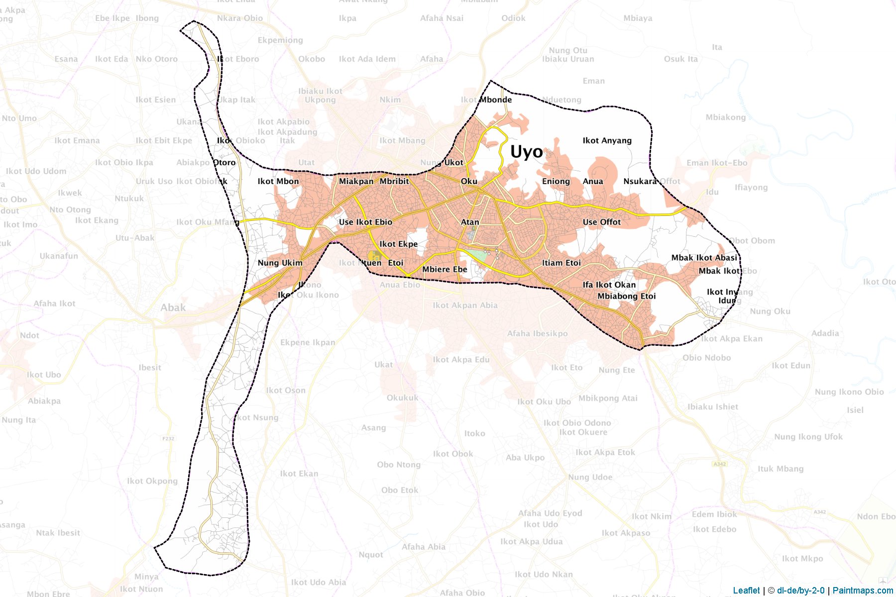 Uyo (Akwa Ibom) Map Cropping Samples-1