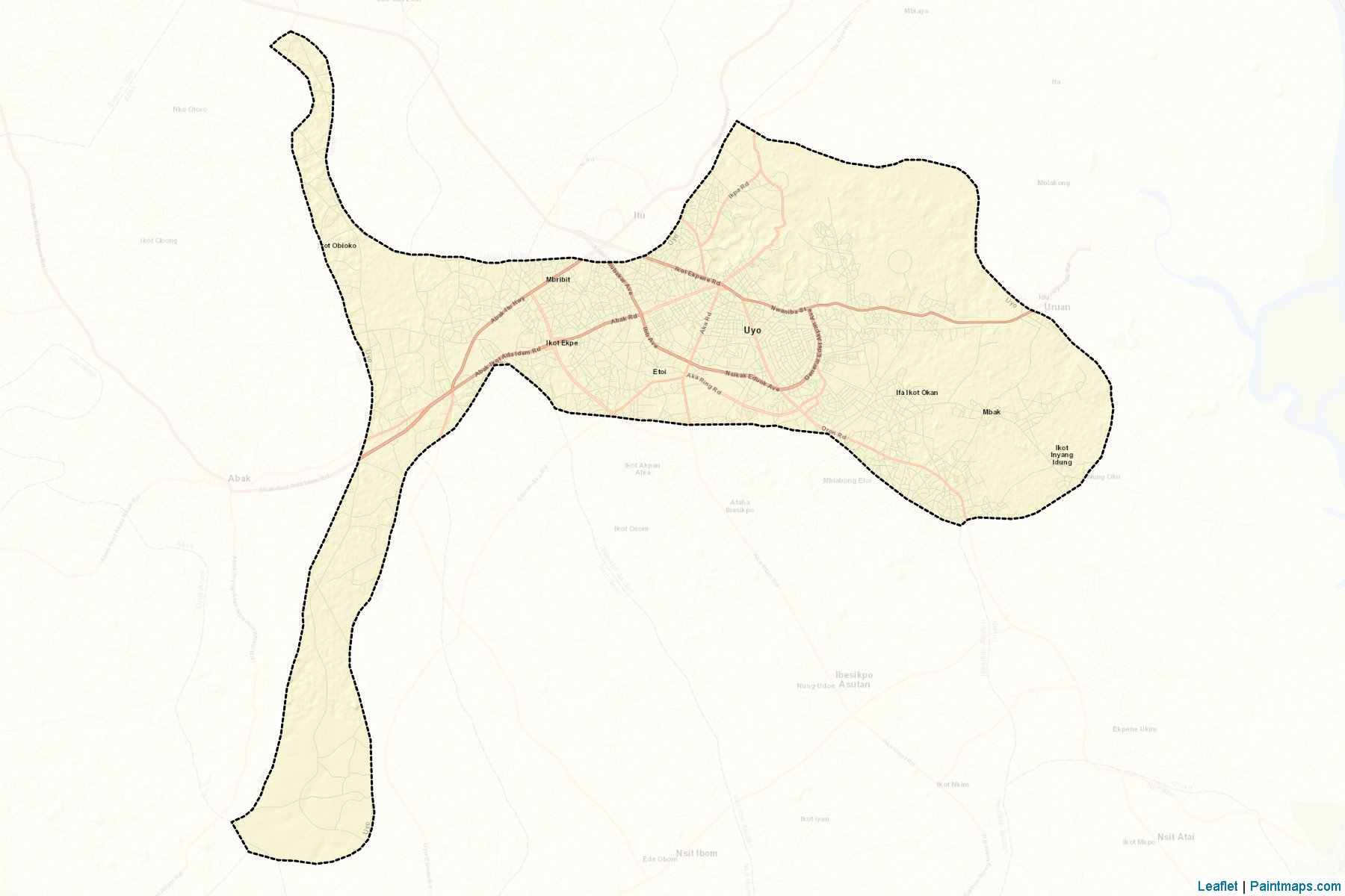 Uyo (Akwa Ibom) Map Cropping Samples-2