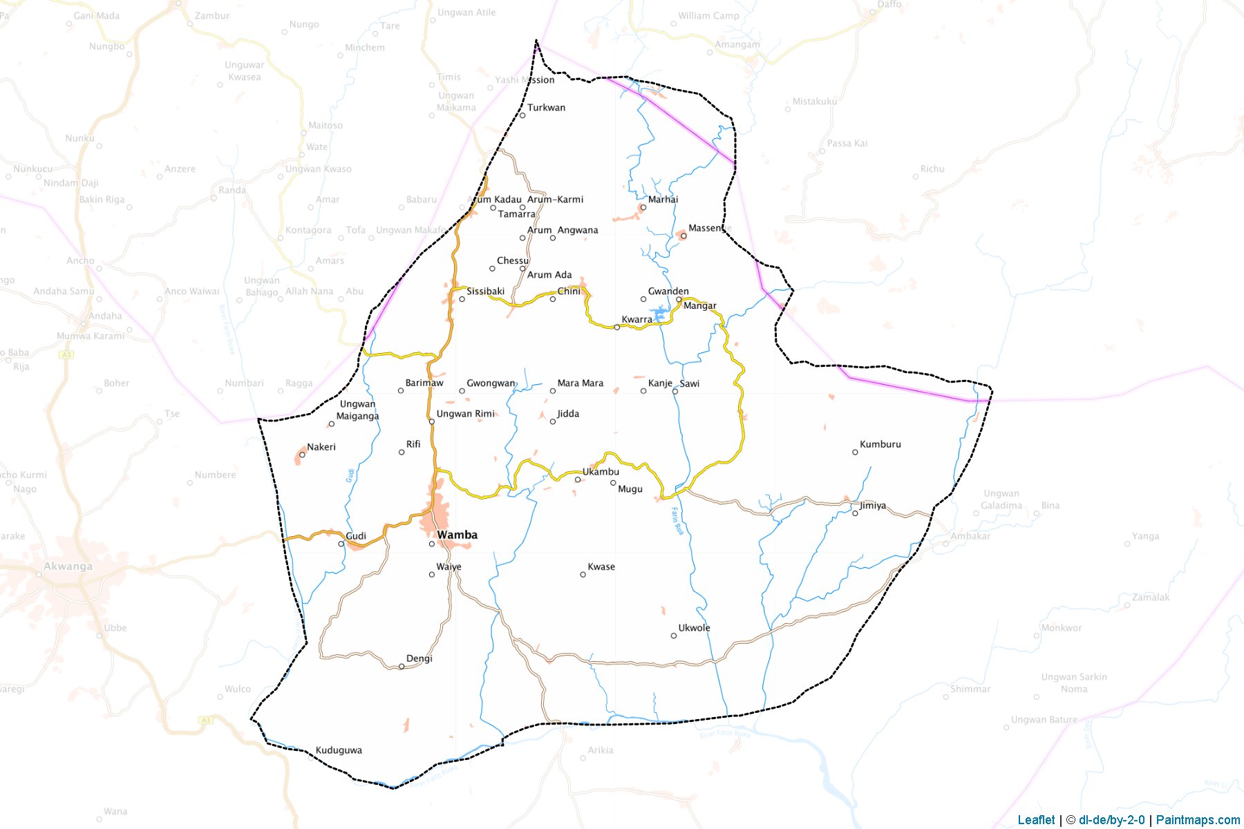 Wamba (Nassarawa) Map Cropping Samples-1