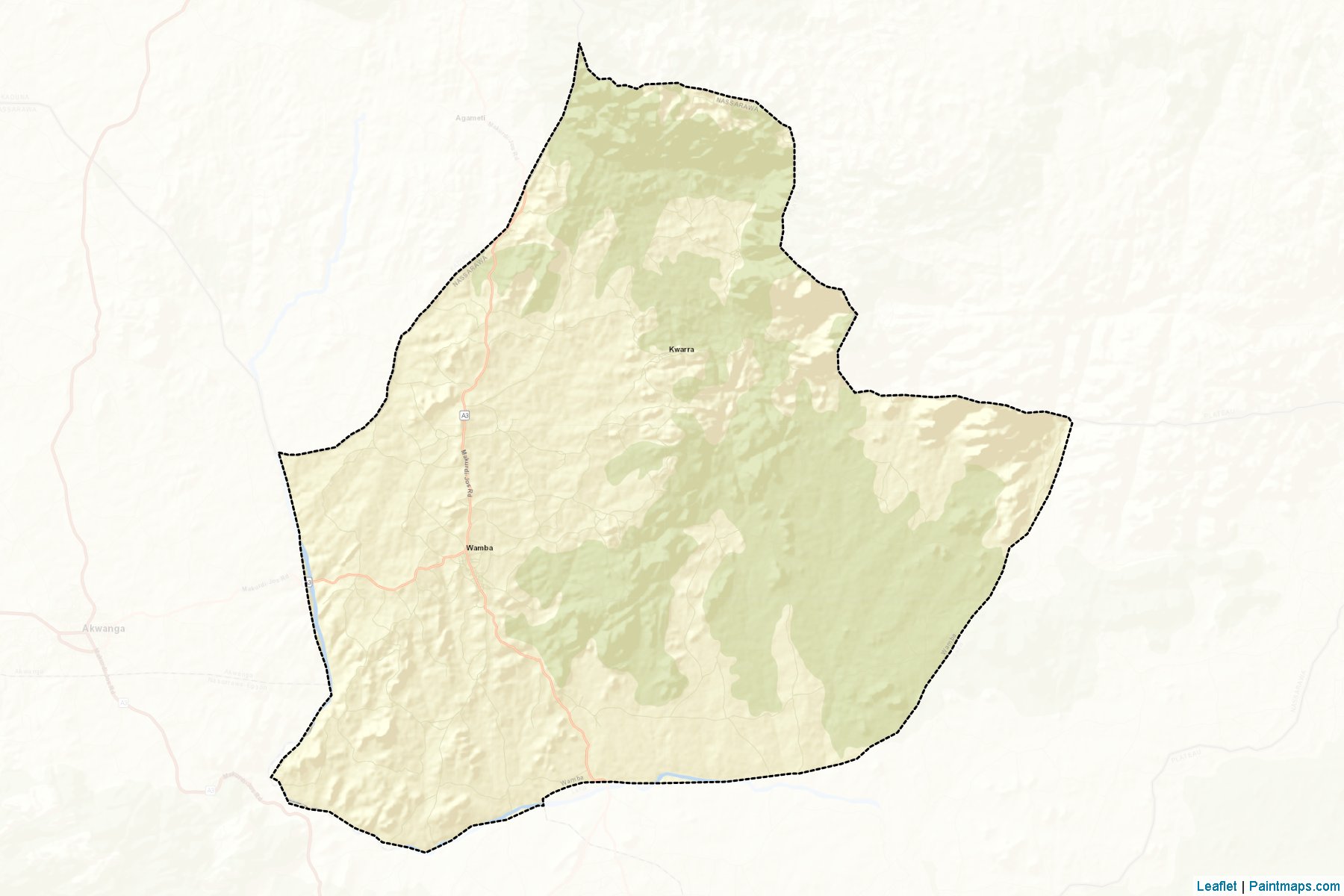 Wamba (Nassarawa) Map Cropping Samples-2