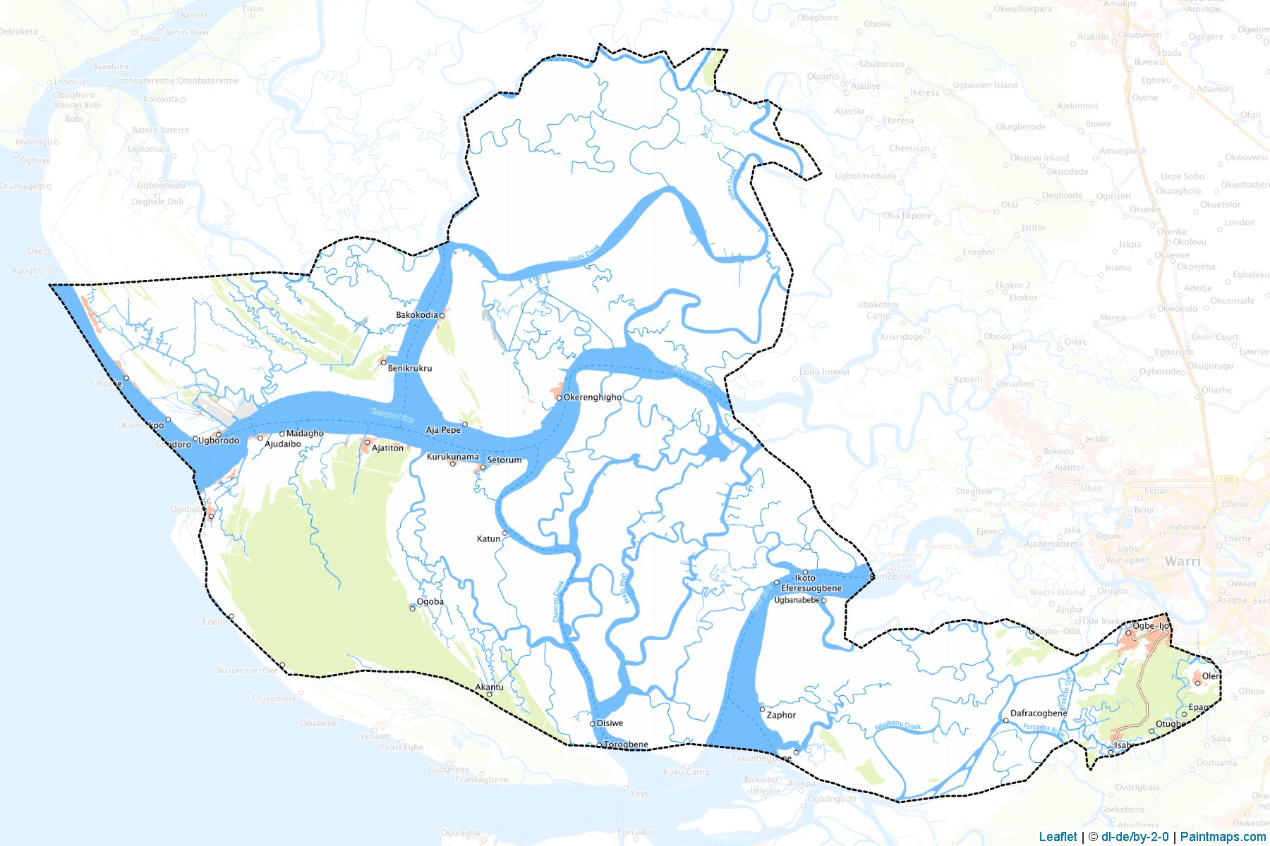 Warri South West (Delta) Map Cropping Samples-1