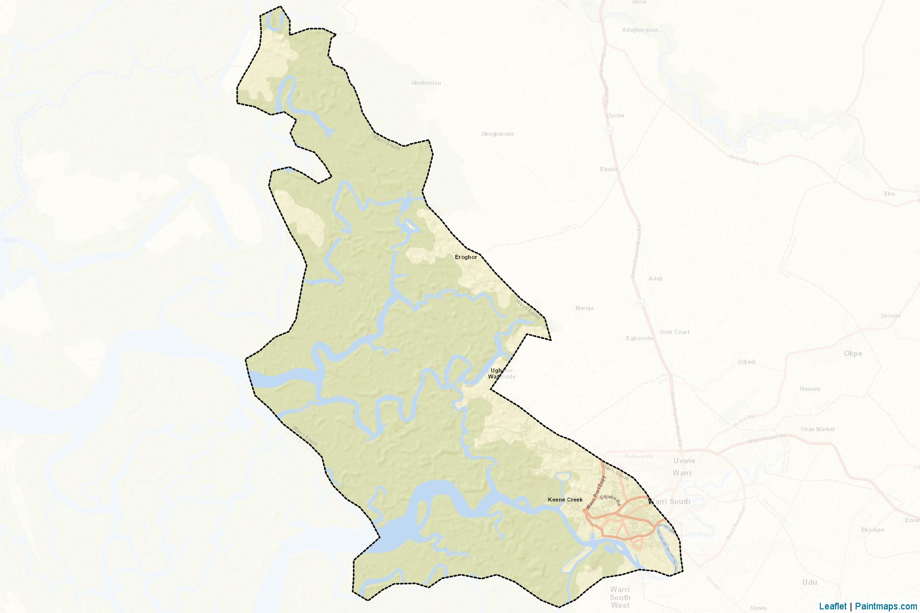 Warri South (Delta) Map Cropping Samples-2