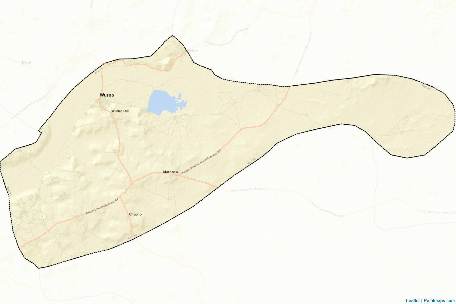 Muestras de recorte de mapas Wurno (Sokoto)-2