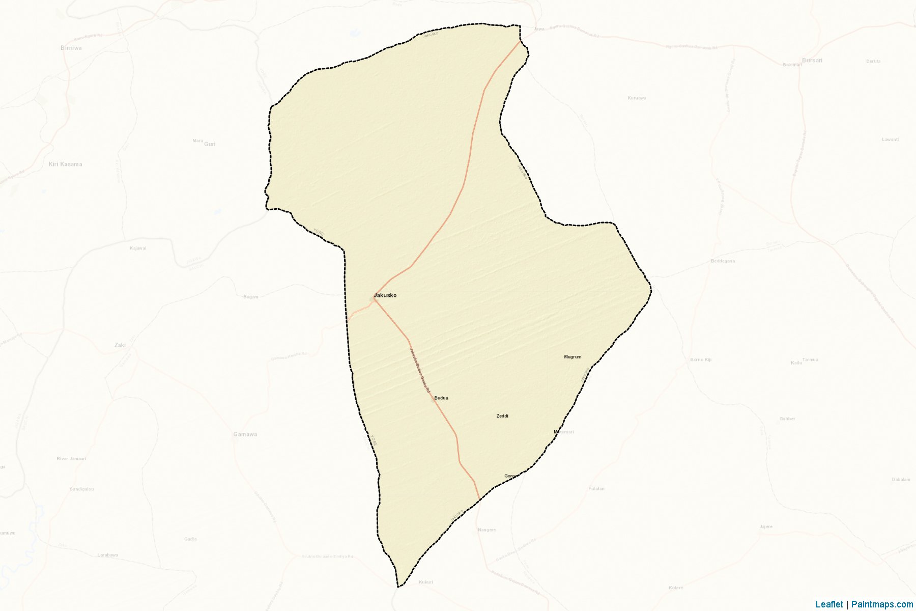 Jakusko (Yobe) Map Cropping Samples-2