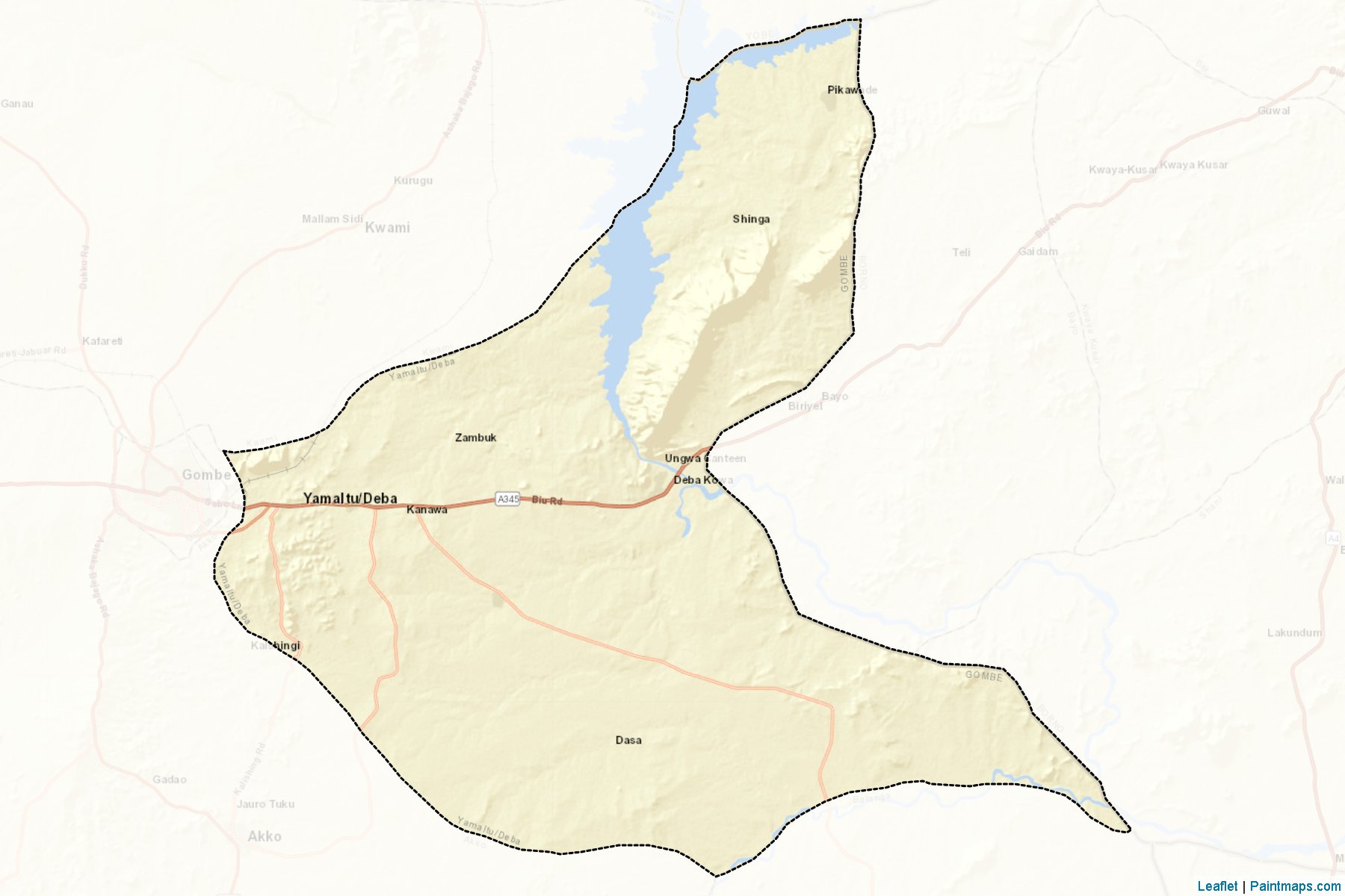 Muestras de recorte de mapas Yamaltu/Deba (Gombe)-2