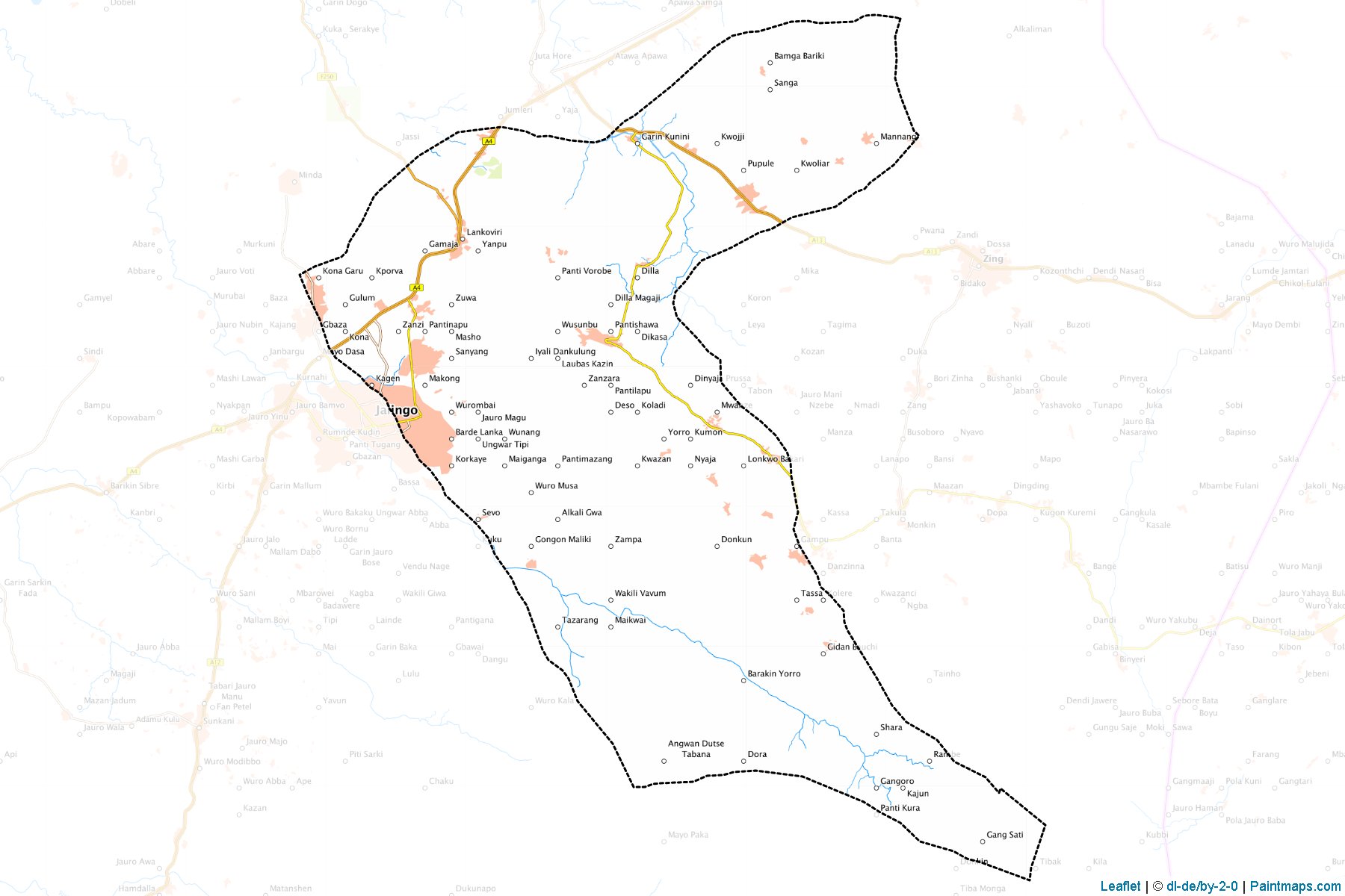 Muestras de recorte de mapas Yorro (Taraba)-1