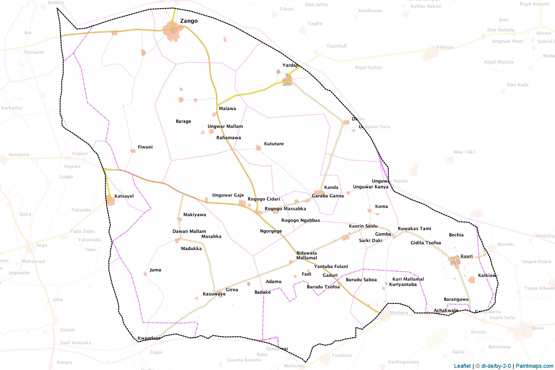 Zango (Katsina) Map Cropping Samples-1