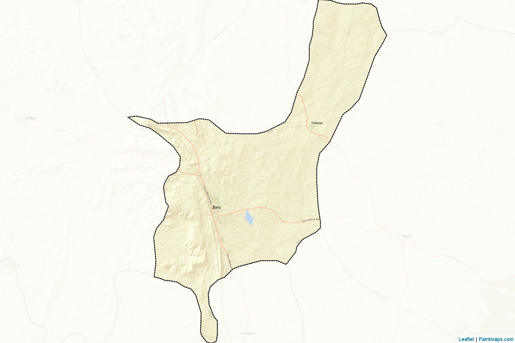 Muestras de recorte de mapas Zuru (Kebbi)-2